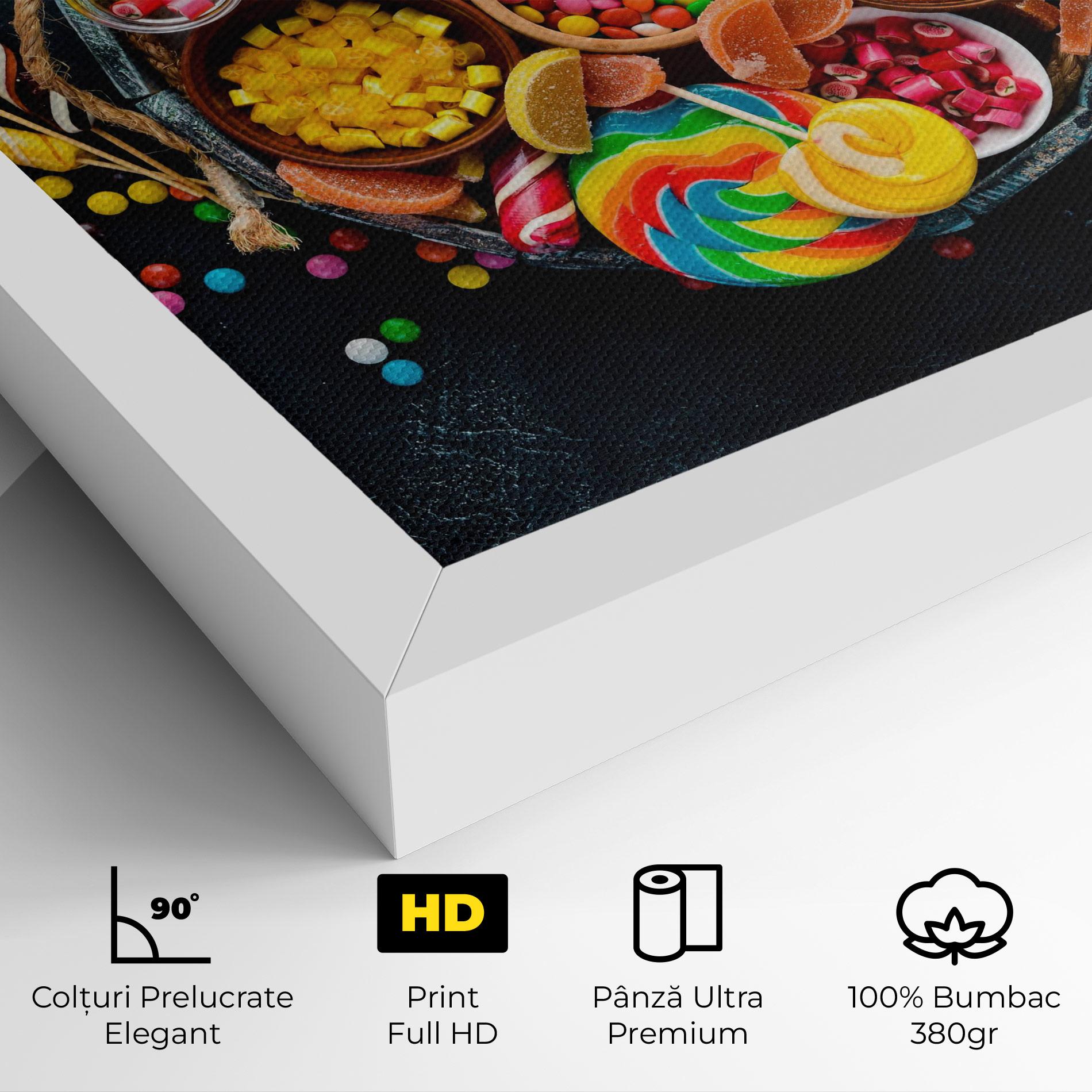 Tablou Canvas Colorful Jelly mockup 4