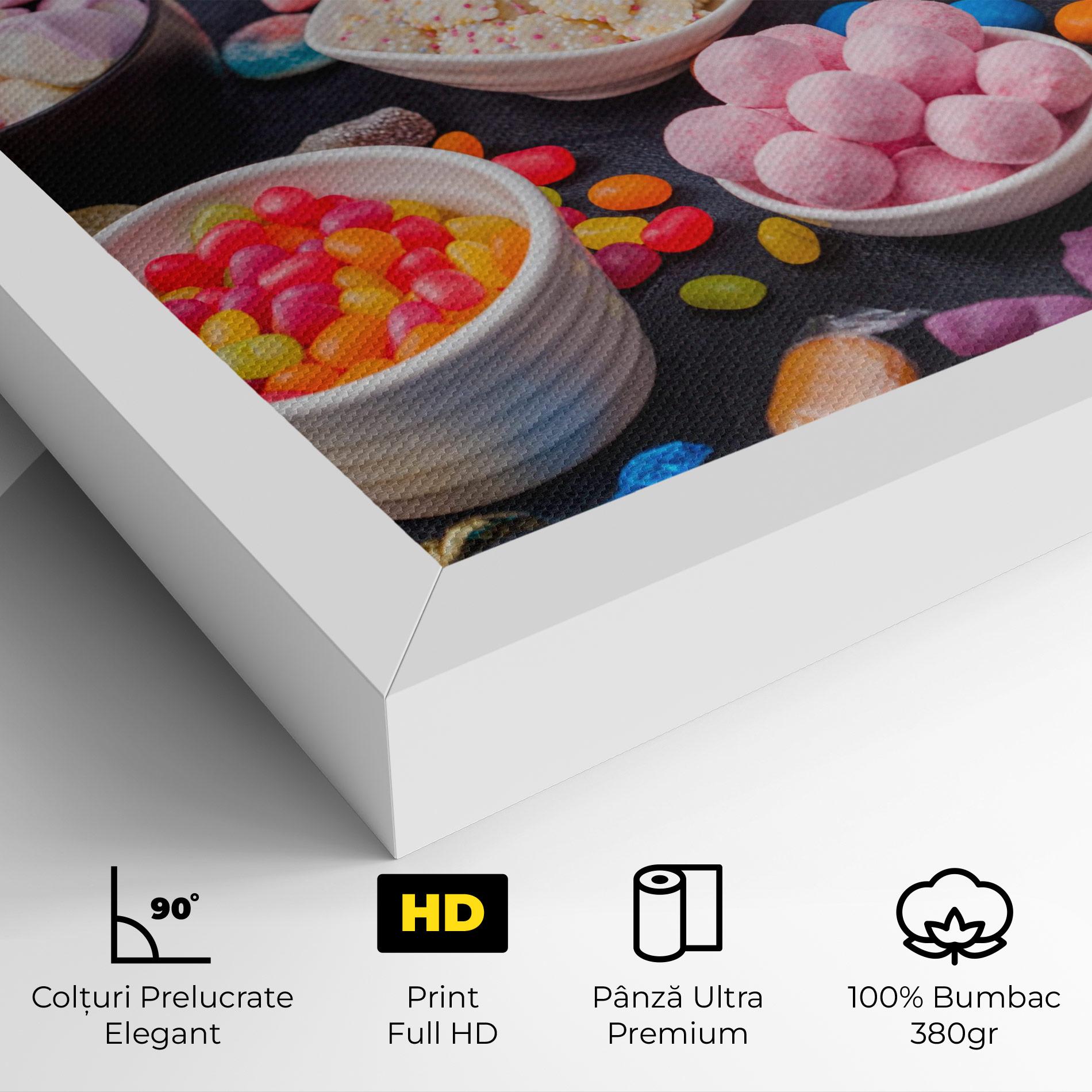 Tablou Canvas Lollipop Candies mockup 4