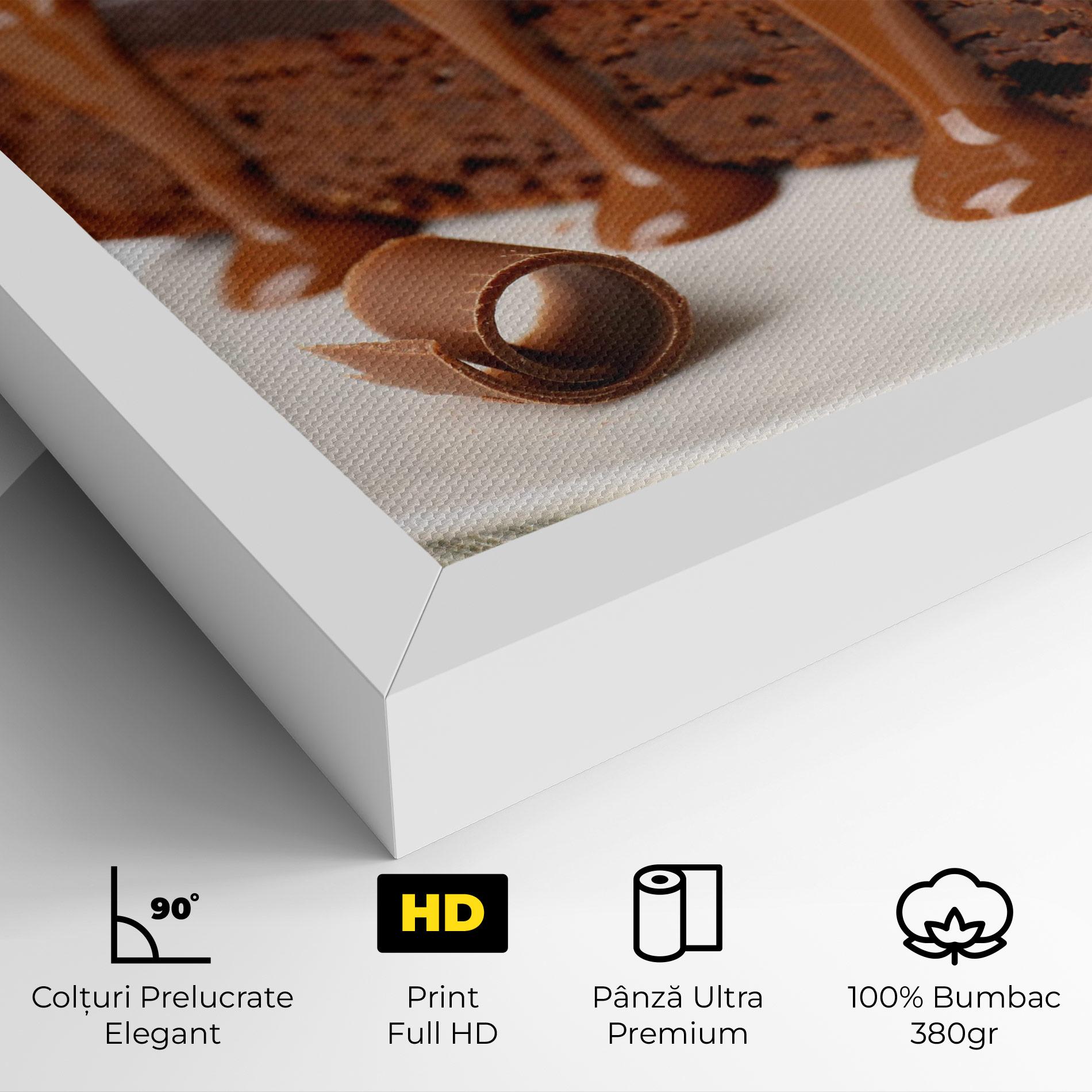 Tablou Canvas Mint Chocolate Cake mockup 4