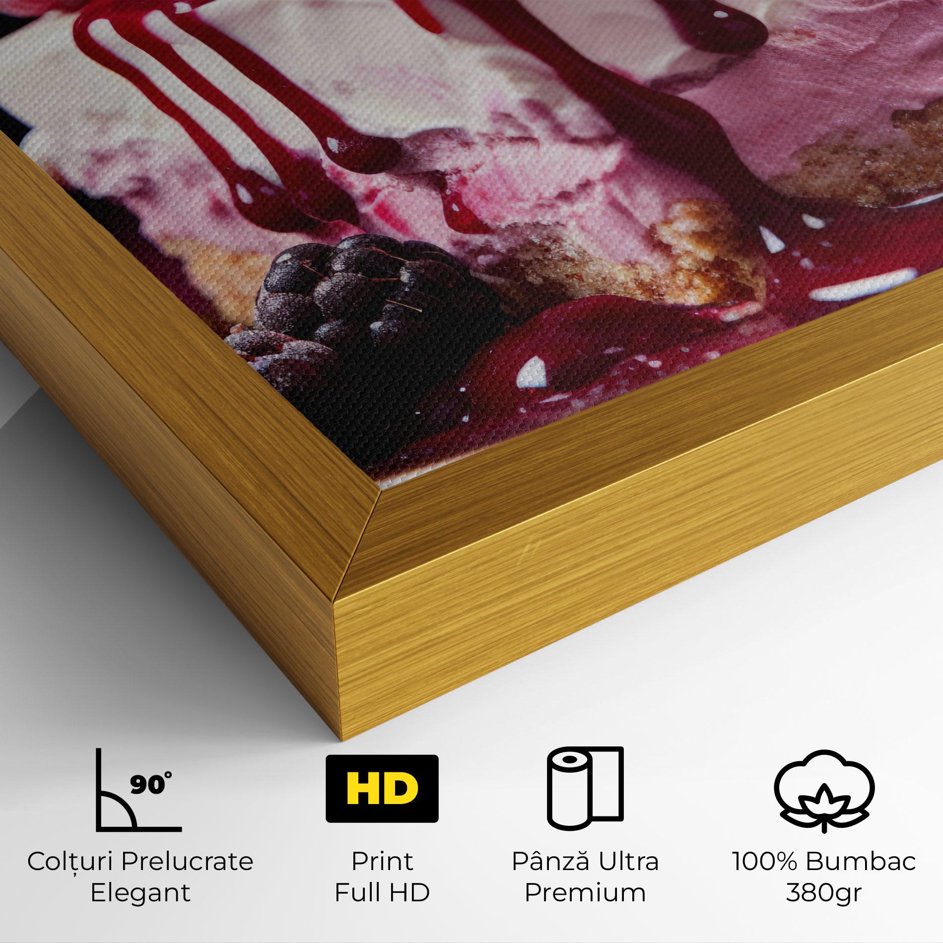 Tablou Canvas Berries Cream mockup 4