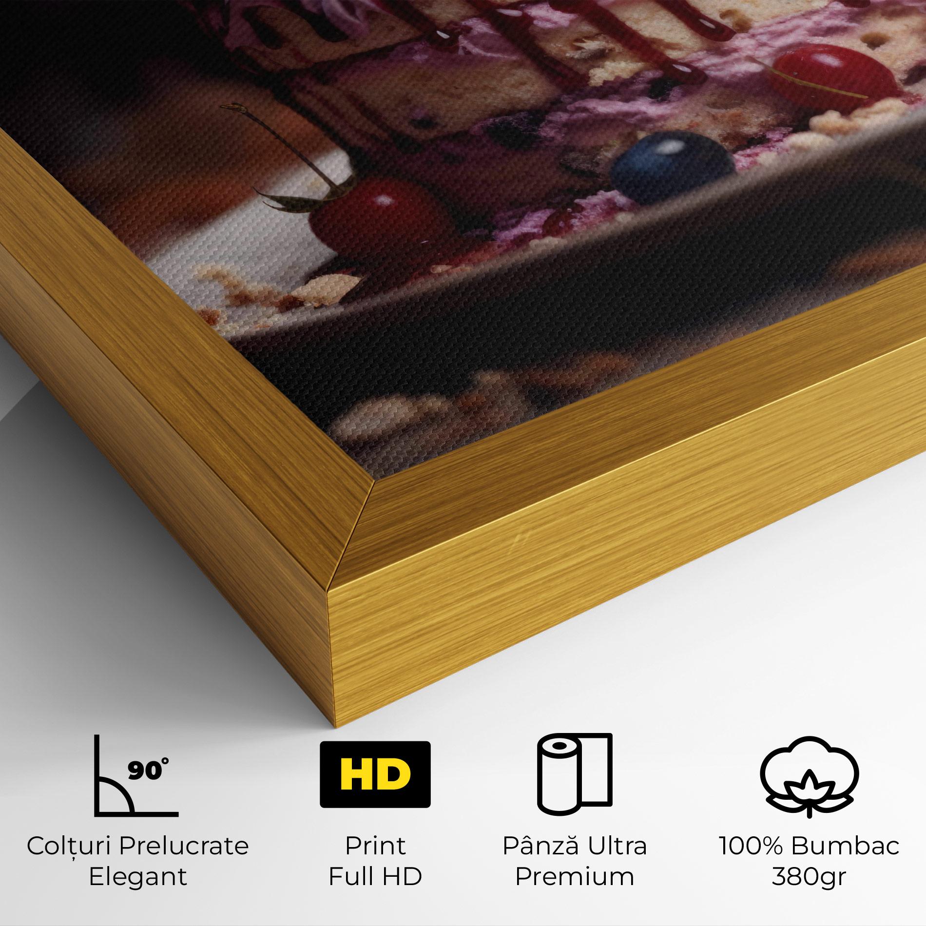 Tablou Canvas Berries Dessert mockup 4