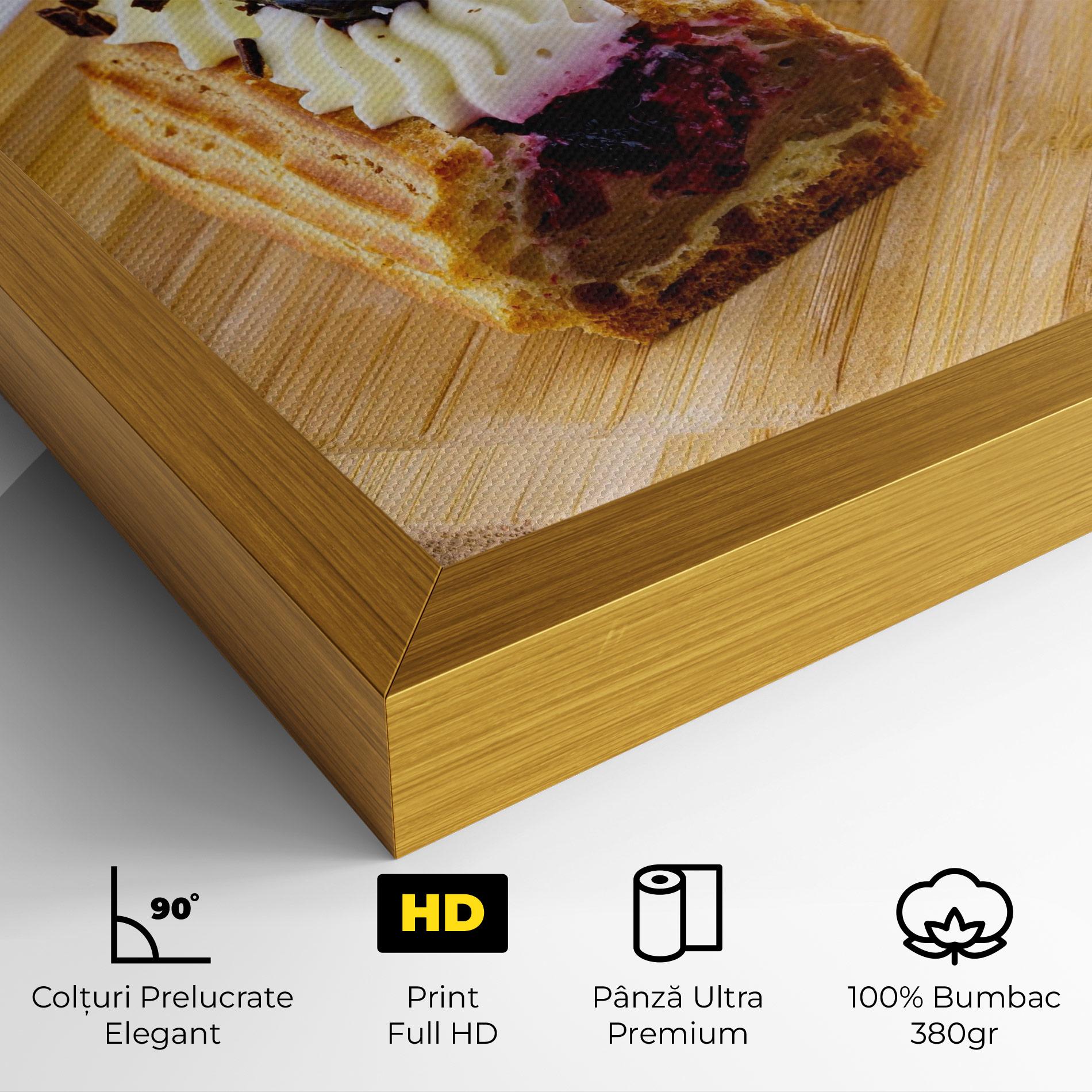 Tablou Canvas Blueberry Eclair mockup 4