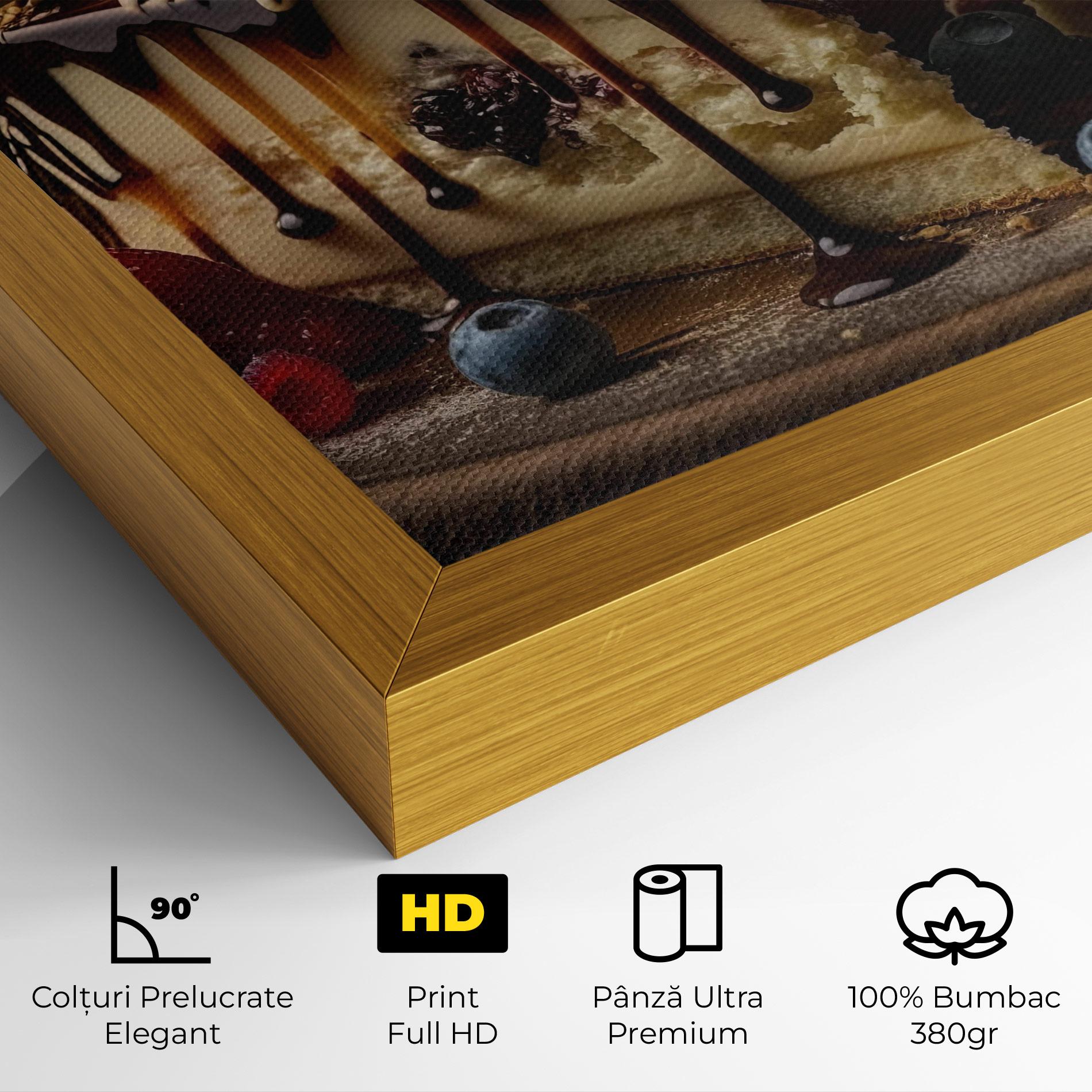 Tablou Canvas Cheesecake Chocolate mockup 4