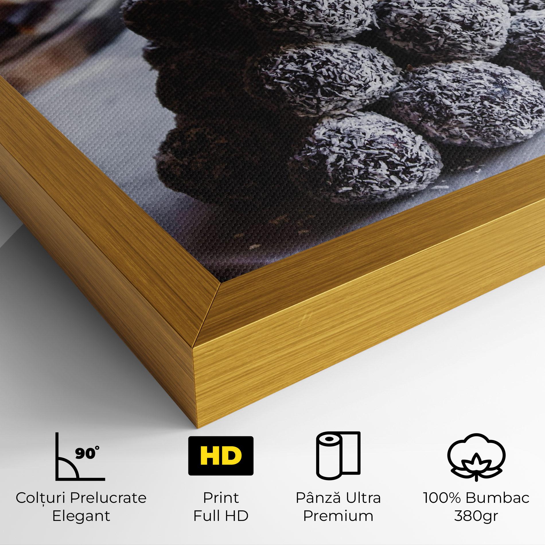 Tablou Canvas Chocolate Balls mockup 4