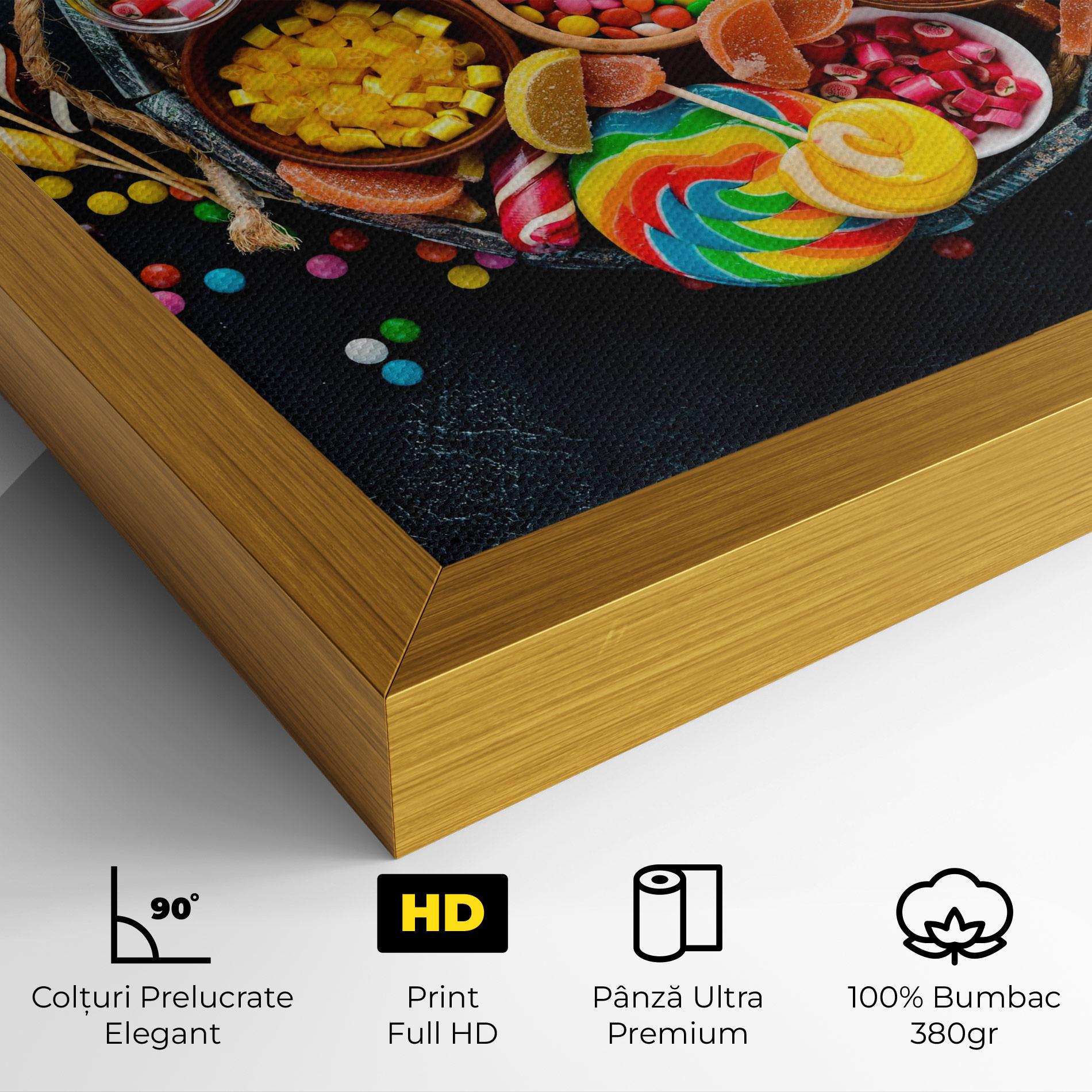 Tablou Canvas Colorful Jelly mockup 4