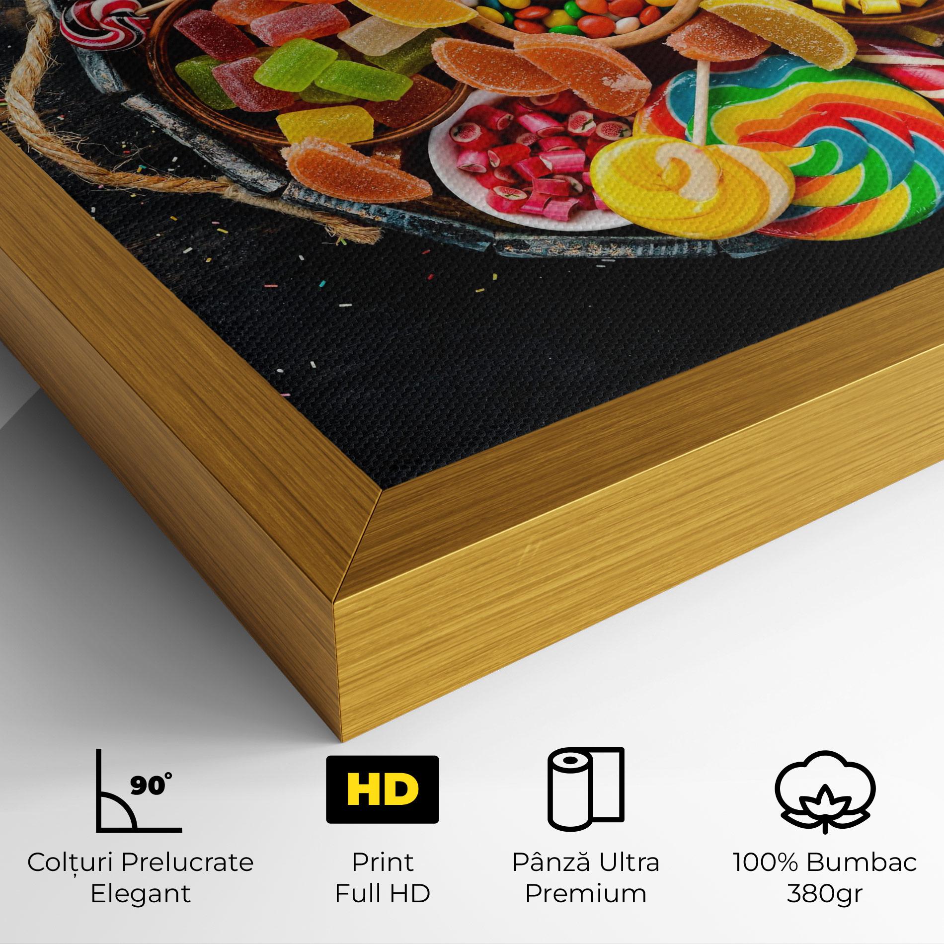 Tablou Canvas Colorful Sweets mockup 4