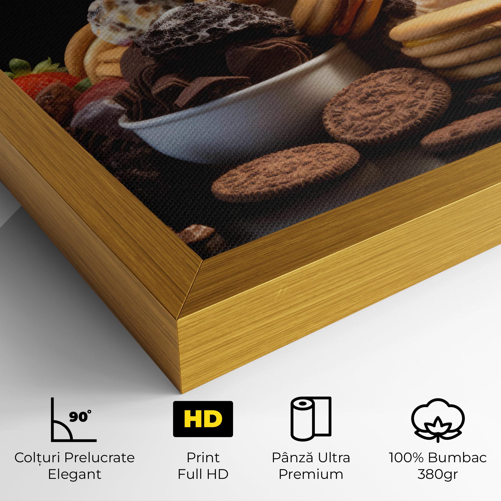 Tablou Canvas Ice Cream Cookies mockup 4