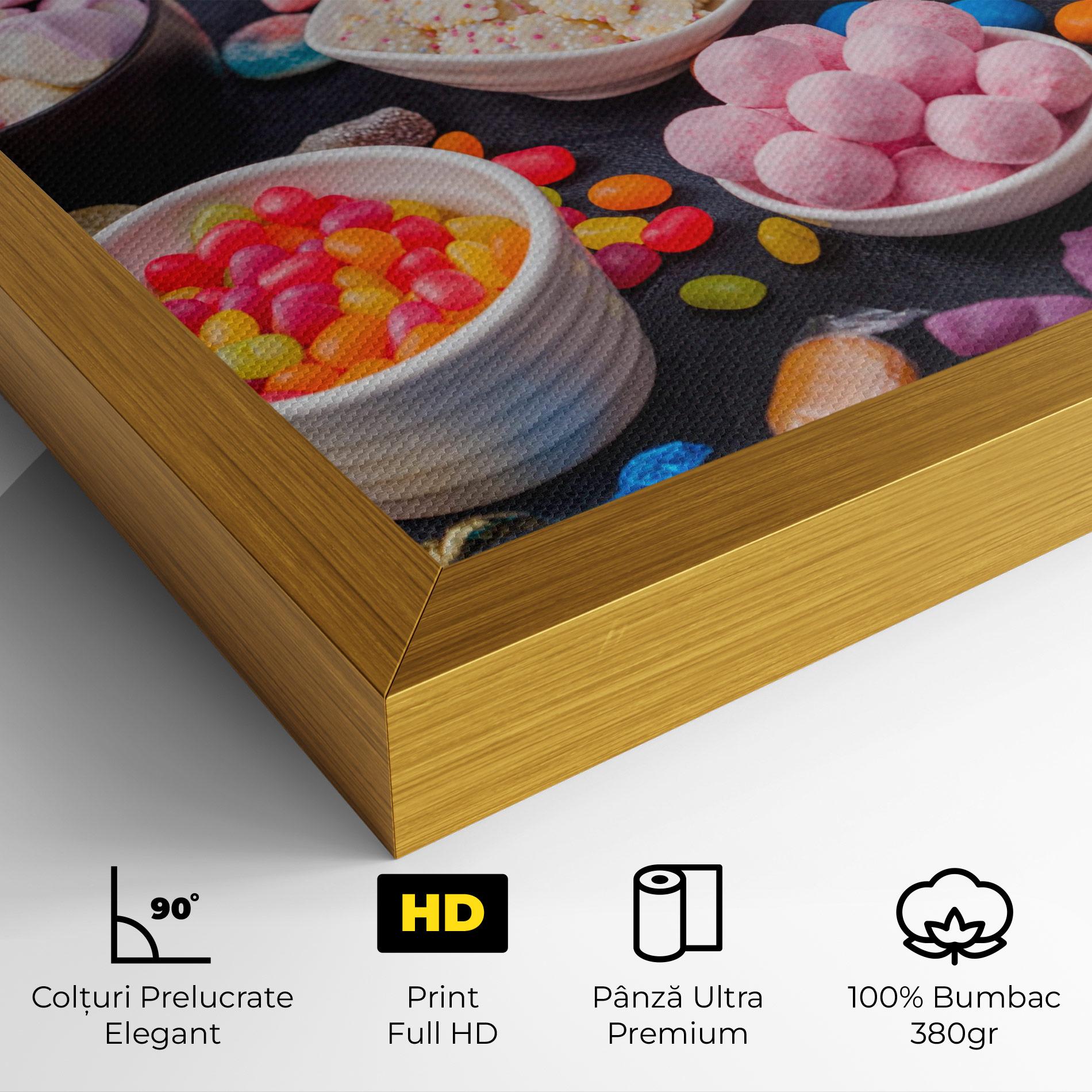 Tablou Canvas Lollipop Candies mockup 4