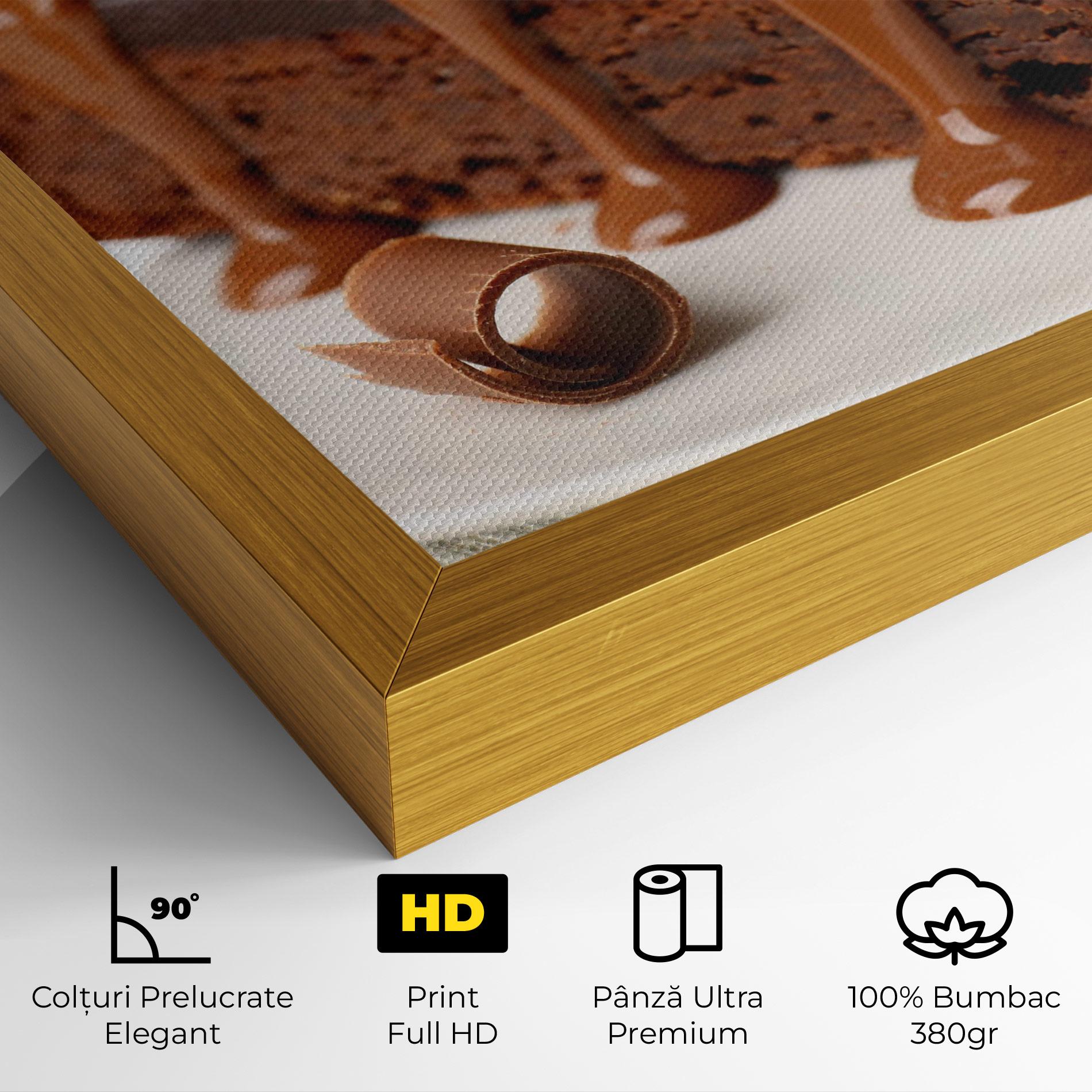 Tablou Canvas Mint Chocolate Cake mockup 4