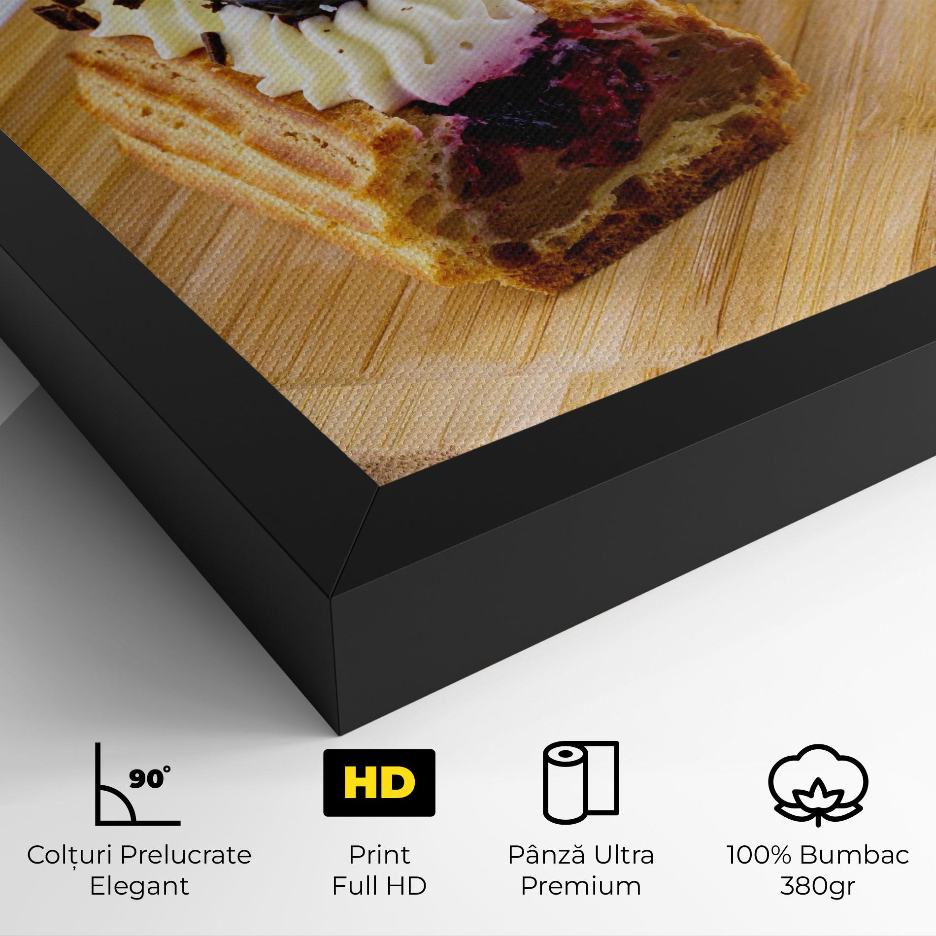 Tablou Canvas Blueberry Eclair mockup 4