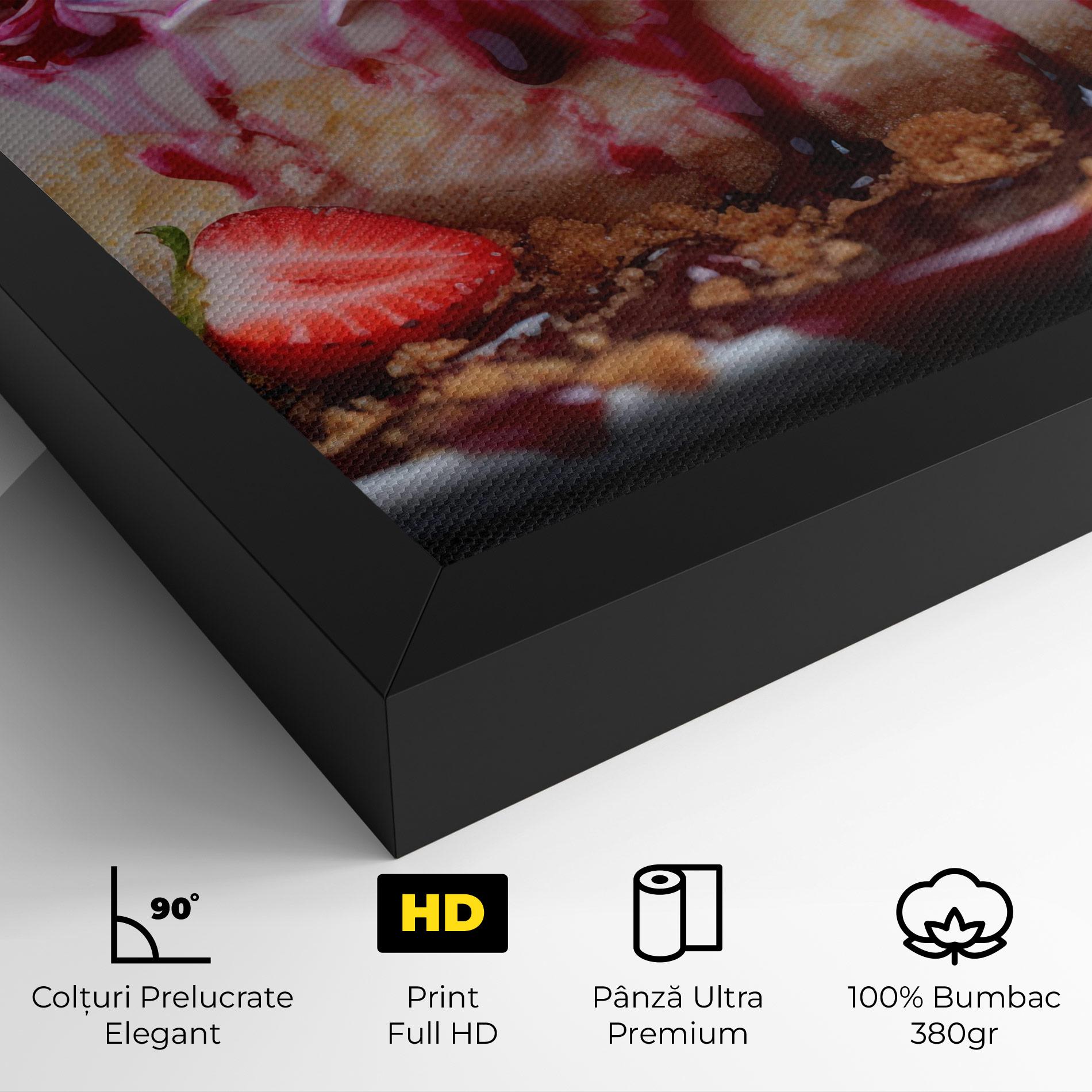 Tablou Canvas Cheesecake Berries mockup 4