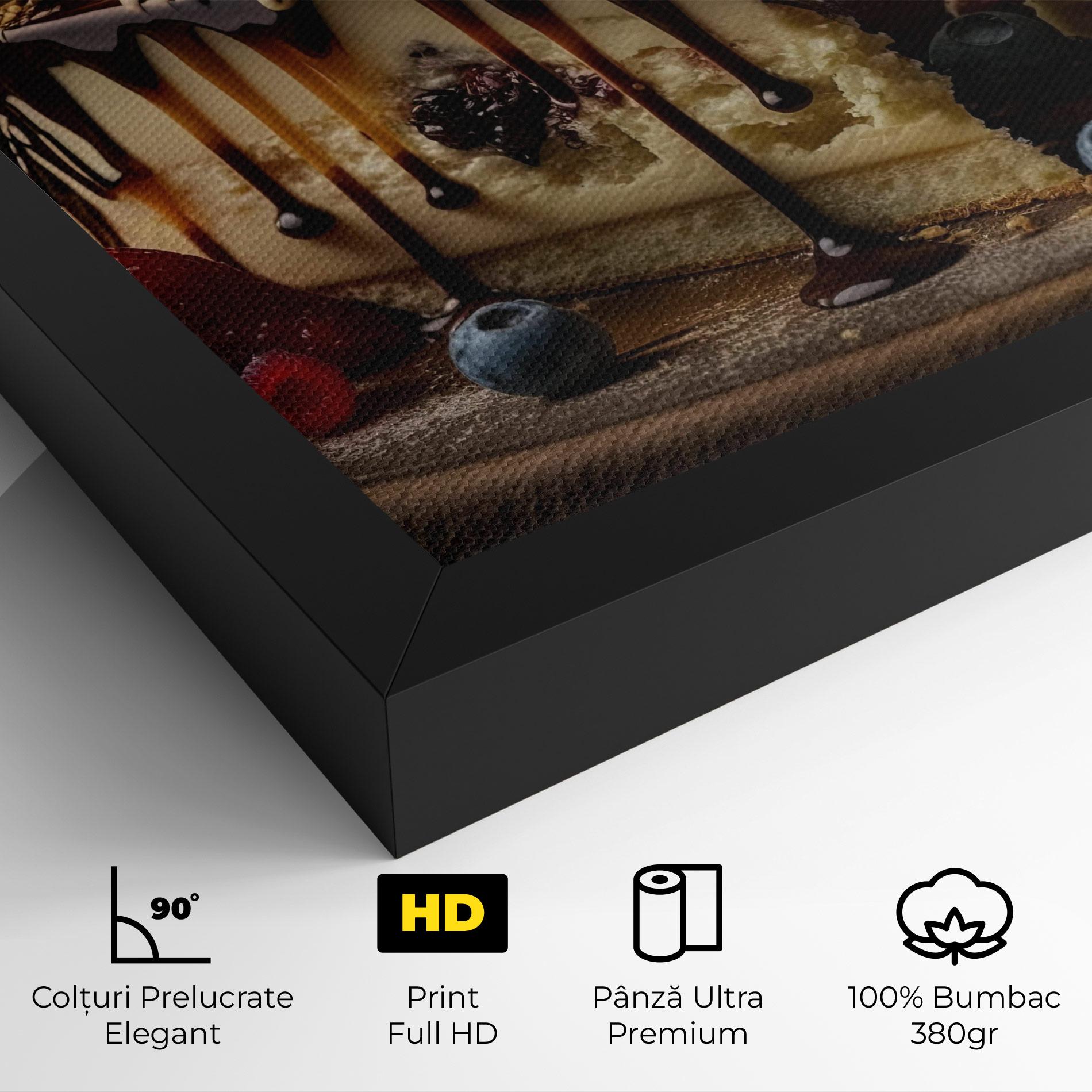 Tablou Canvas Cheesecake Chocolate mockup 4
