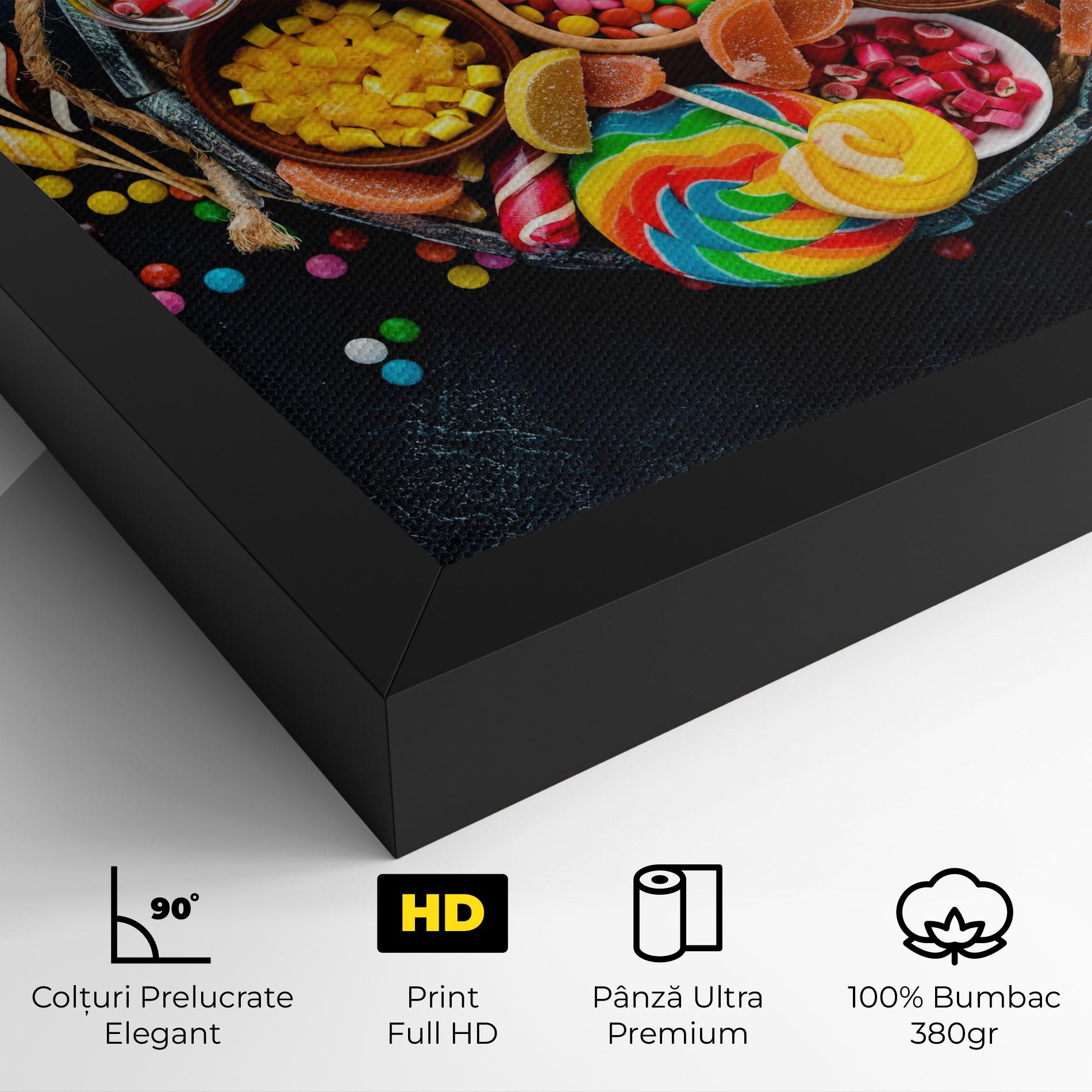 Tablou Canvas Colorful Jelly mockup 4