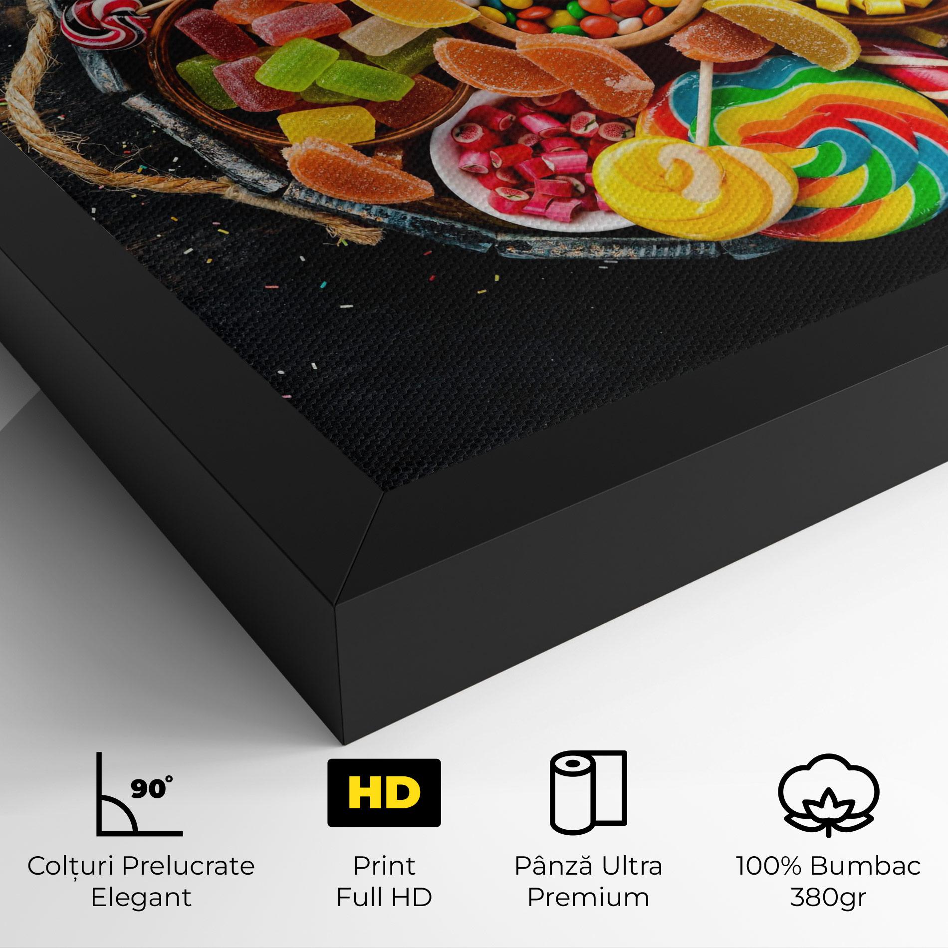 Tablou Canvas Colorful Sweets mockup 4