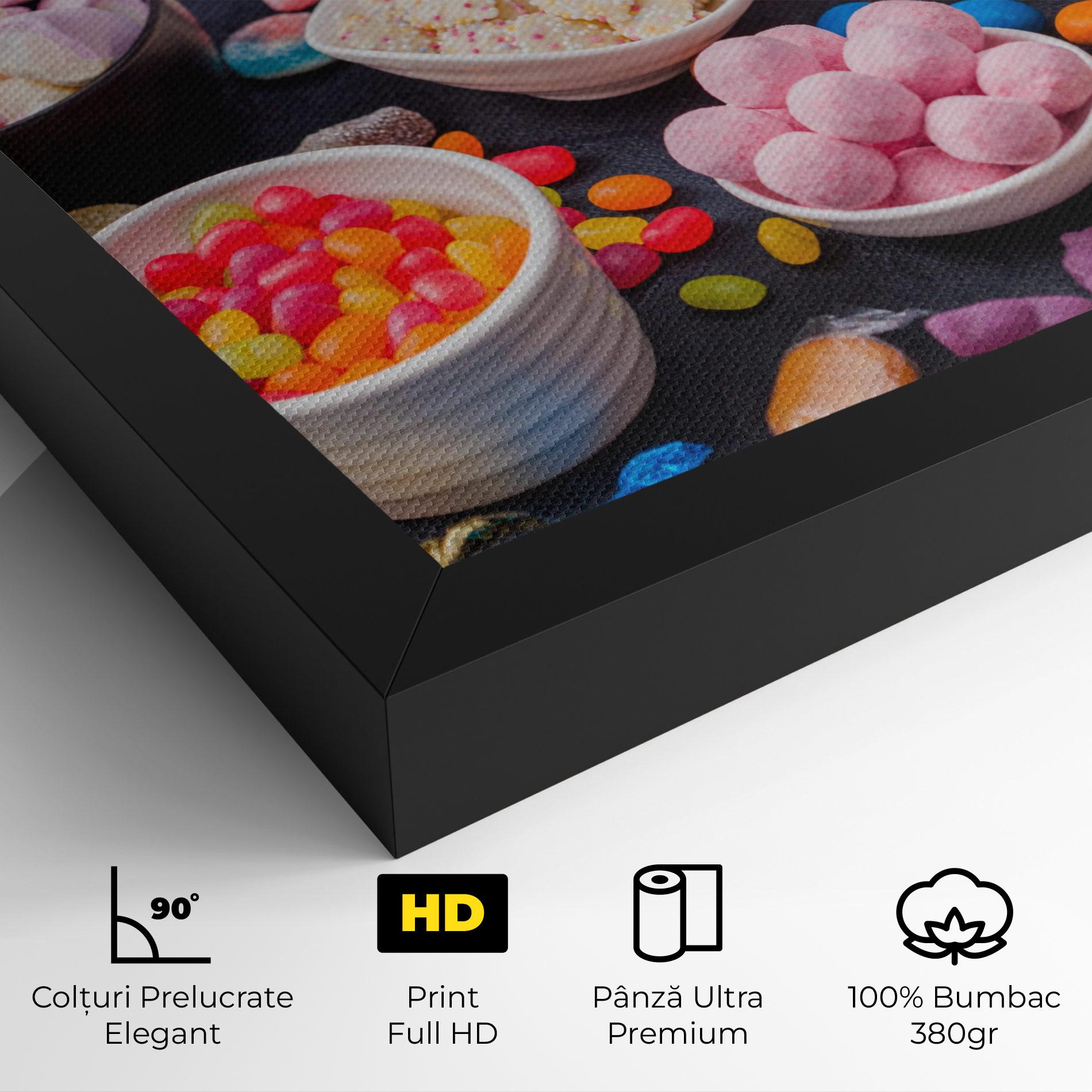 Tablou Canvas Lollipop Candies mockup 4