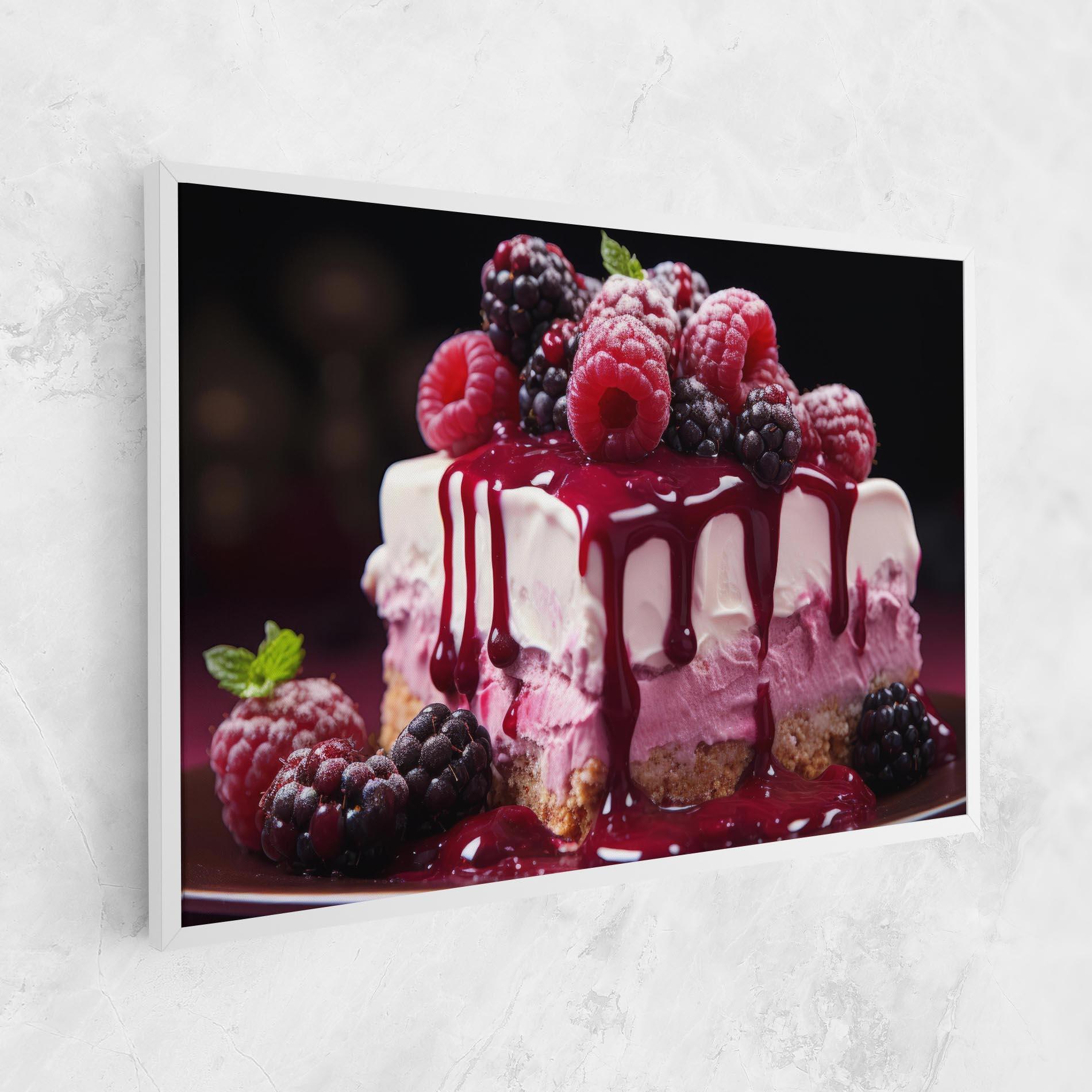 Tablou Canvas Berries Cream mockup 1