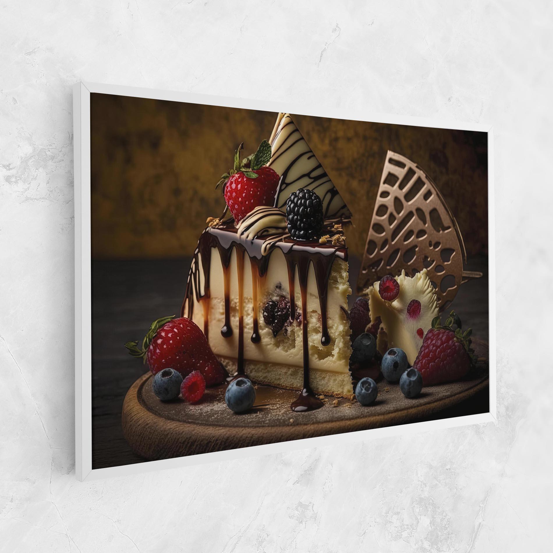 Tablou Canvas Cheesecake Chocolate mockup 1