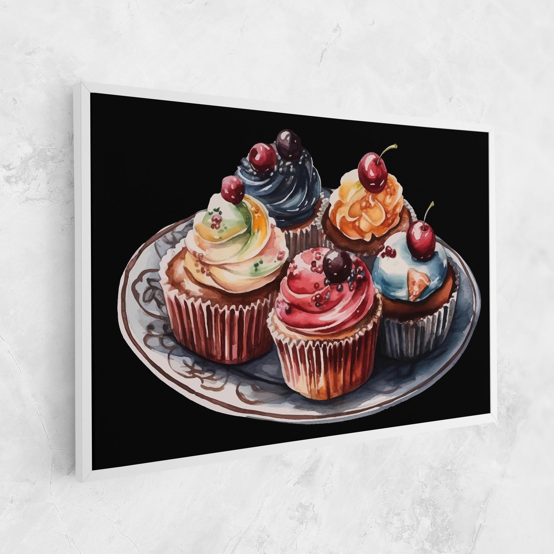 Tablou Canvas Colorful Muffins mockup 1