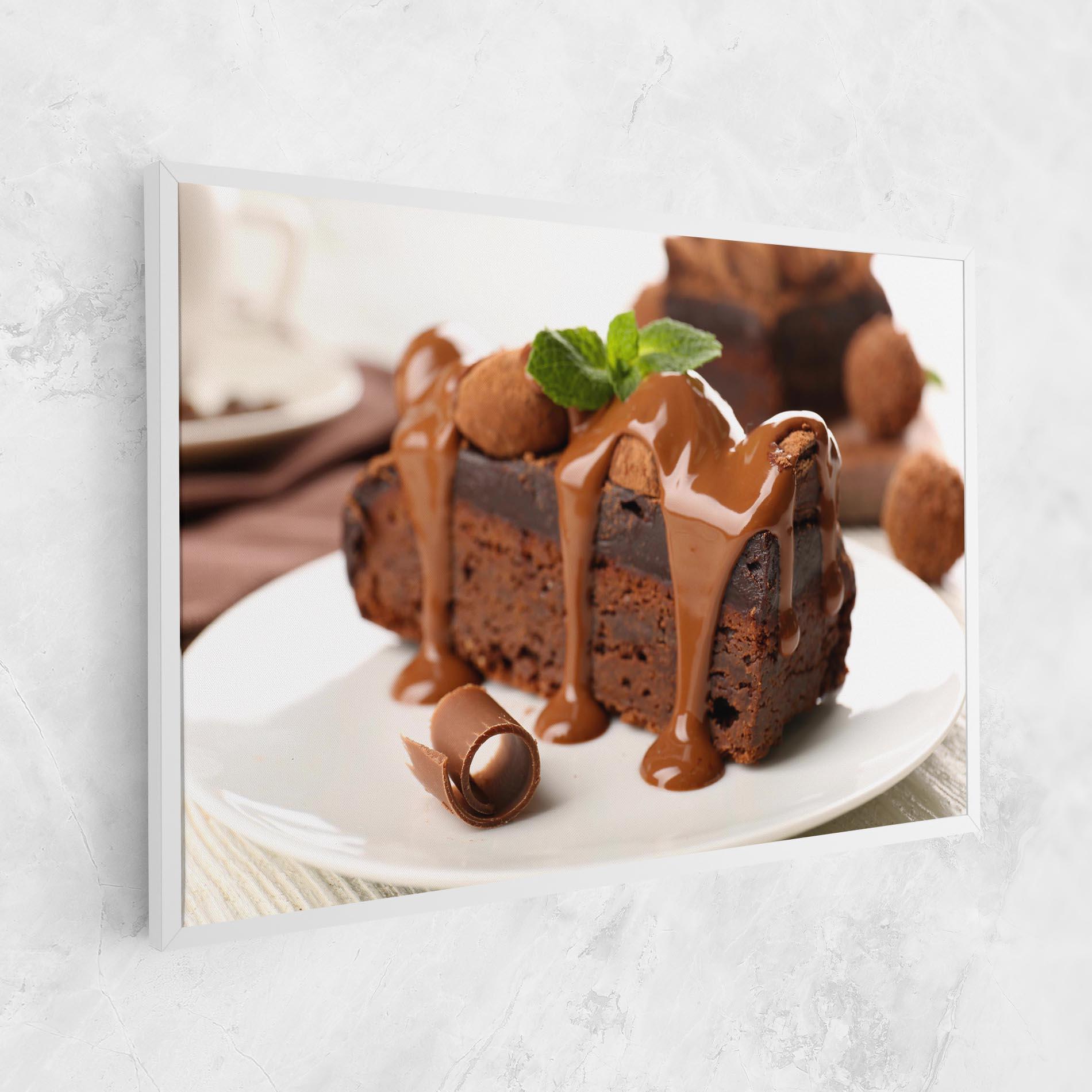 Tablou Canvas Mint Chocolate Cake mockup 1