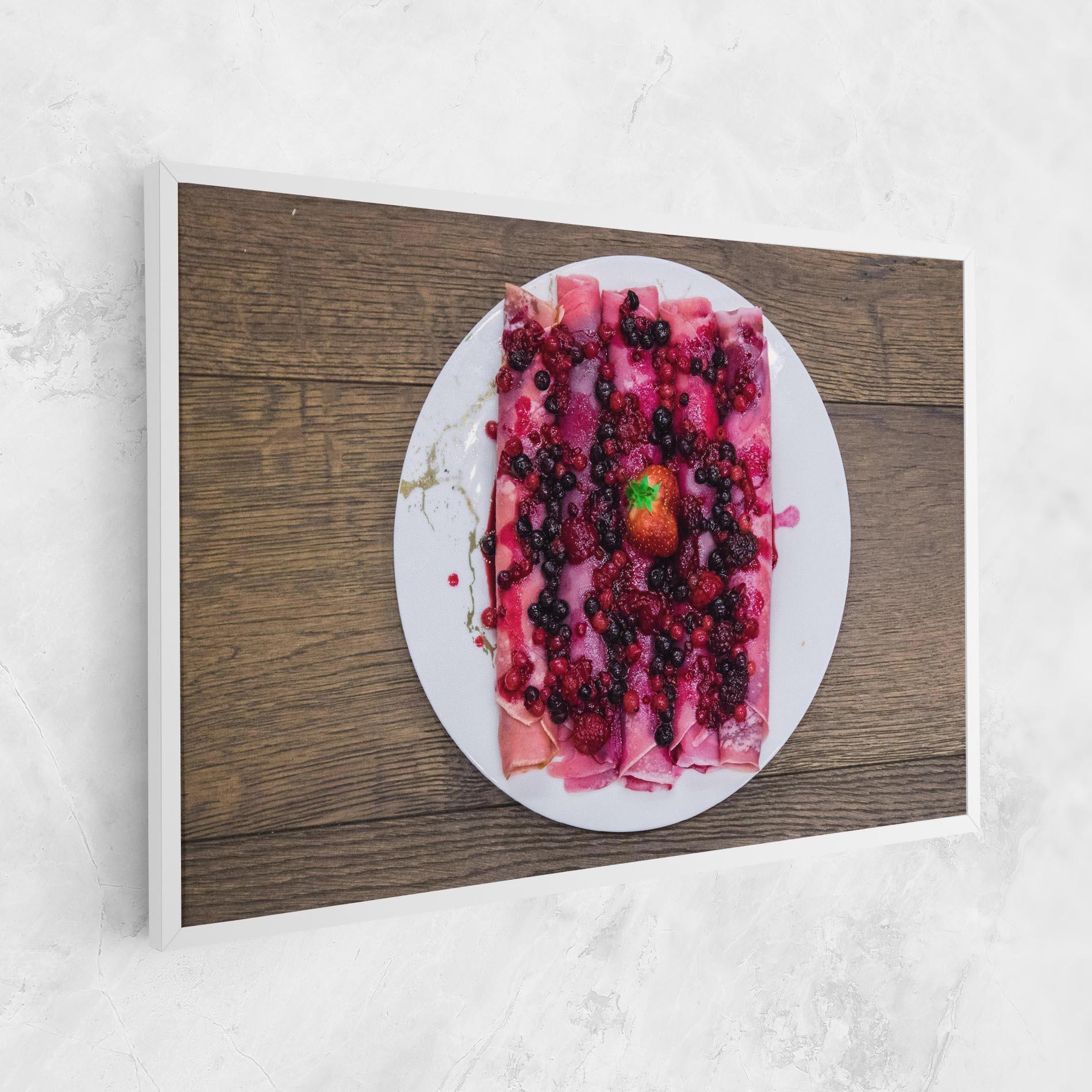 Tablou Canvas Strawberry Pancakes mockup 1