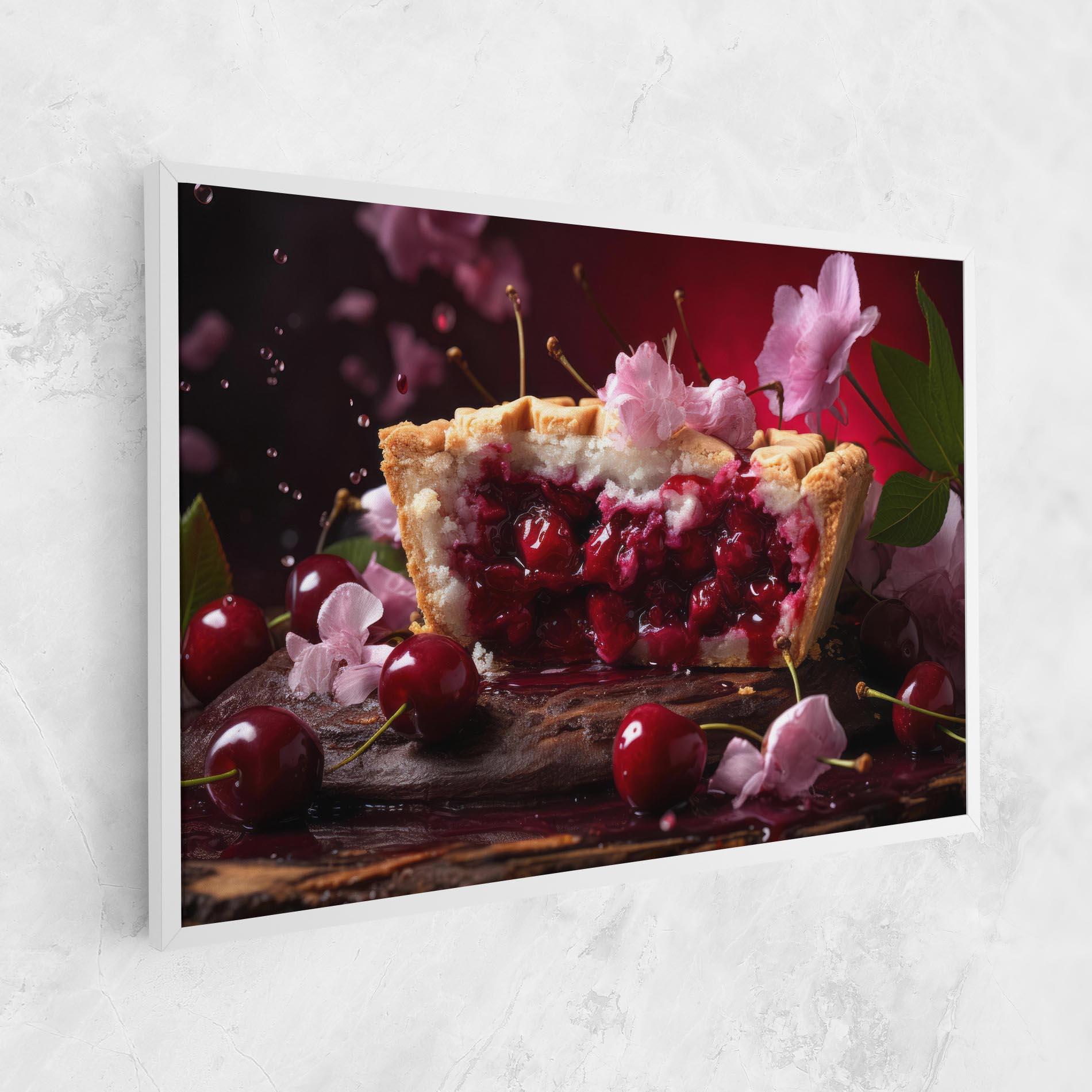 Tablou Canvas Wooden Table Cherries mockup 1