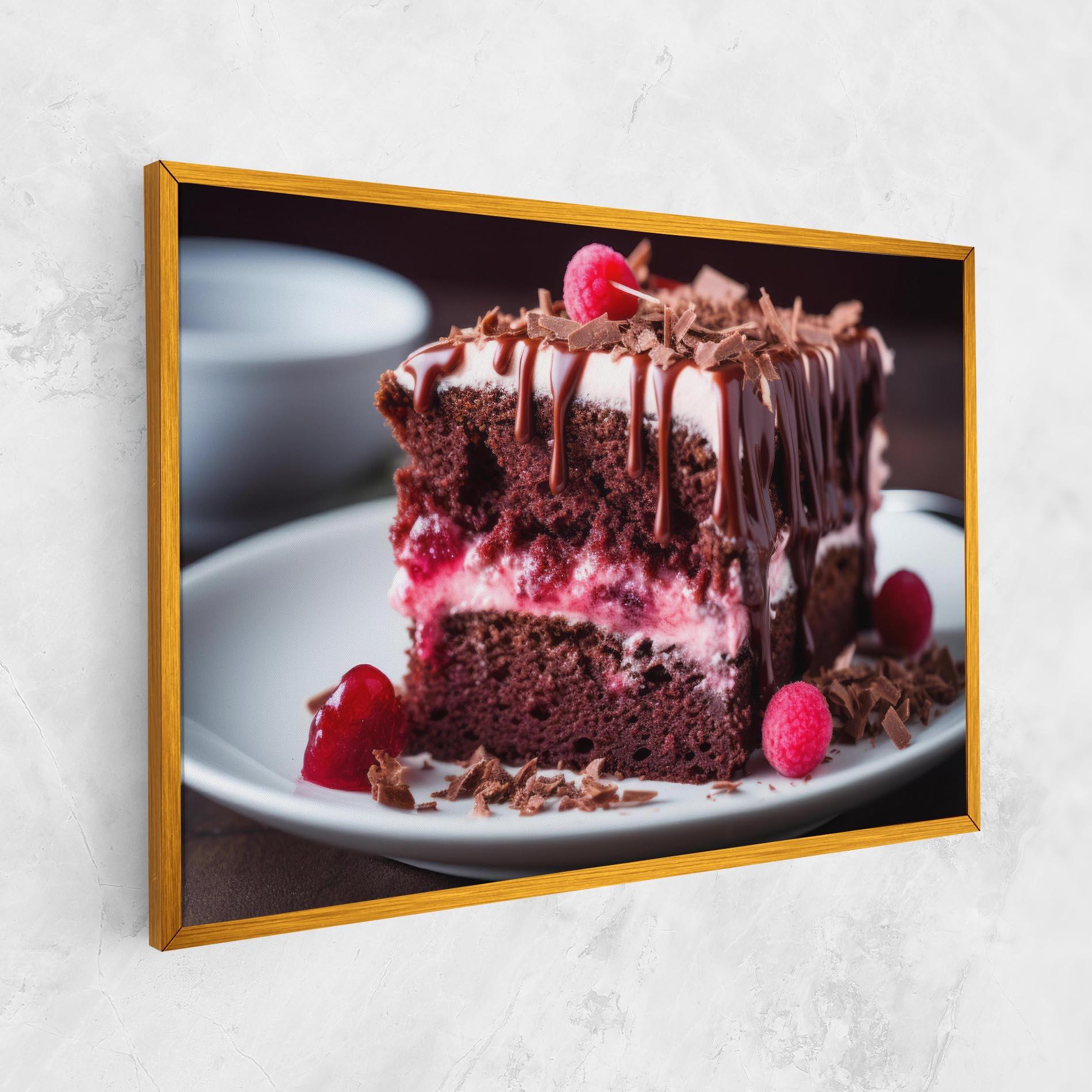 Tablou Canvas Brown Cake mockup 1