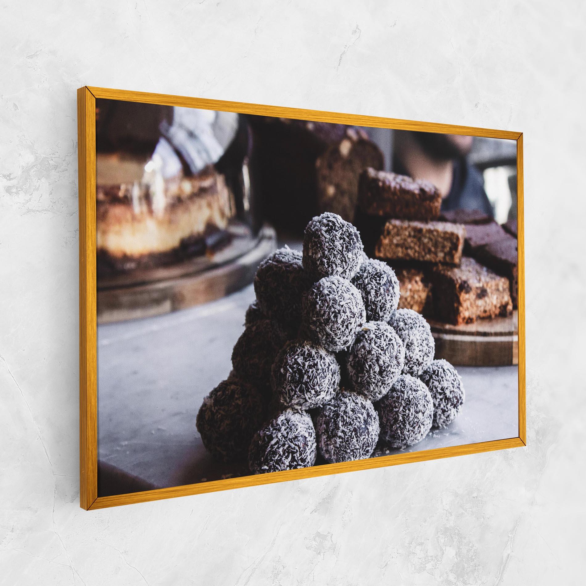 Tablou Canvas Chocolate Balls mockup 1