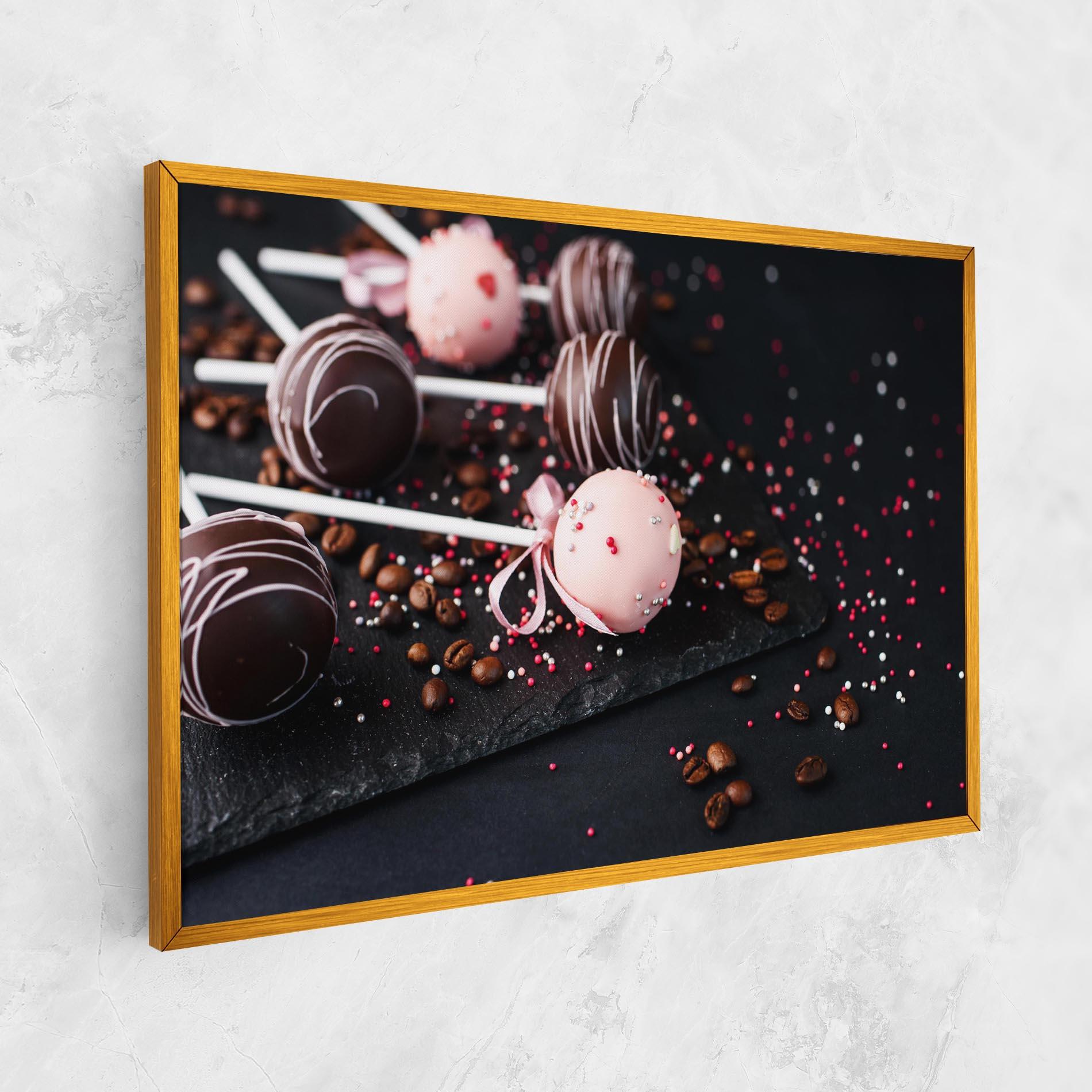 Tablou Canvas Chocolate Dessert mockup 1