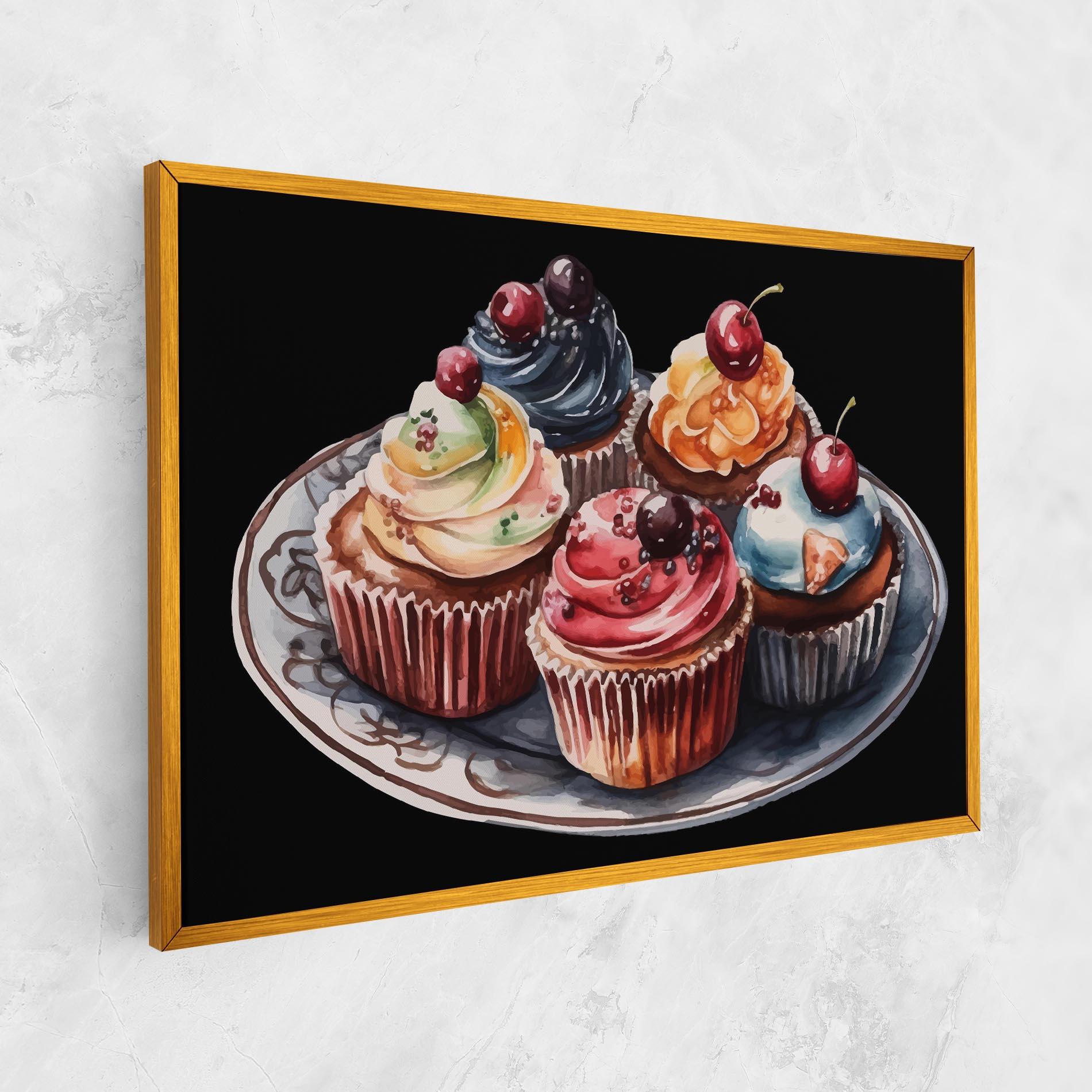 Tablou Canvas Colorful Muffins mockup 1