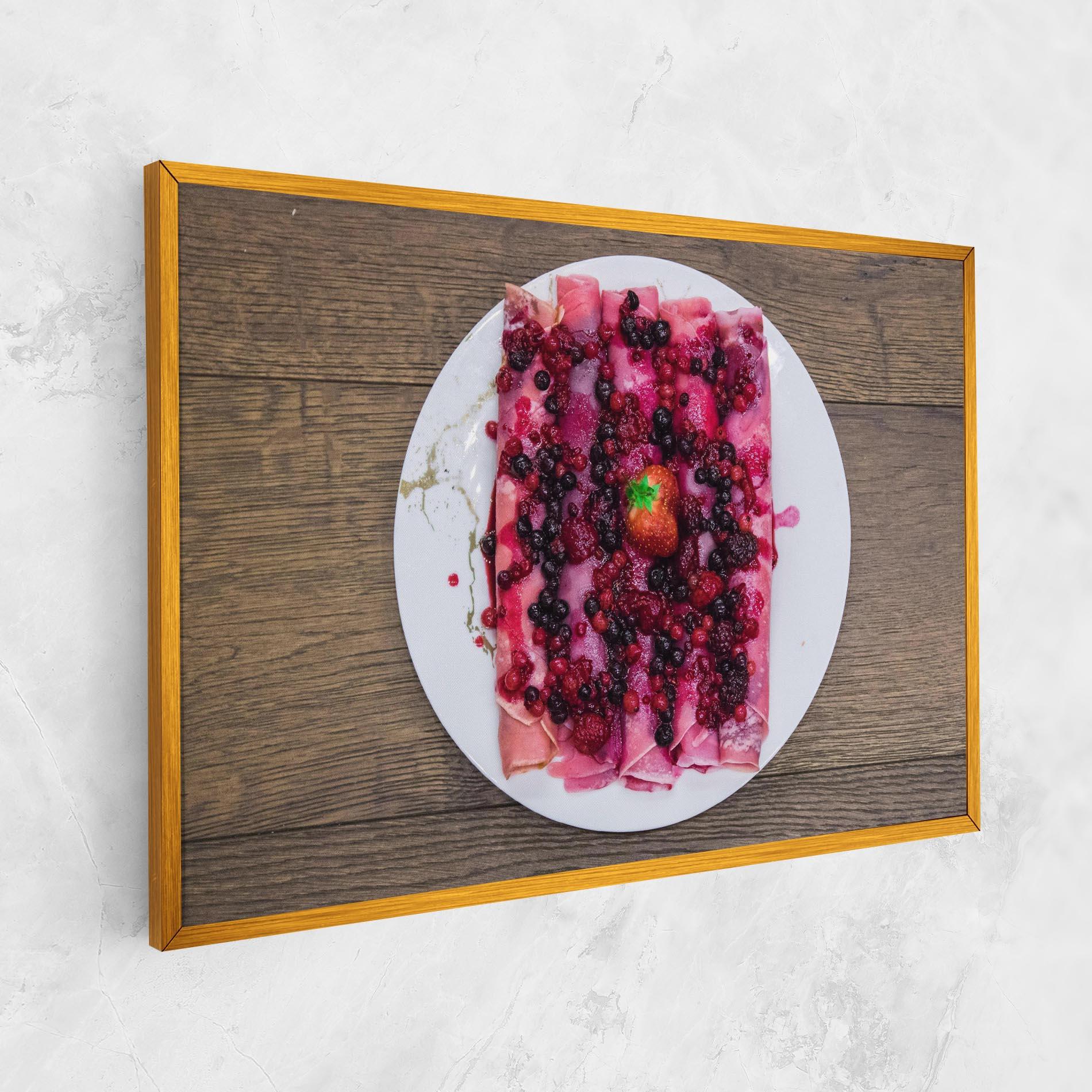 Tablou Canvas Strawberry Pancakes mockup 1