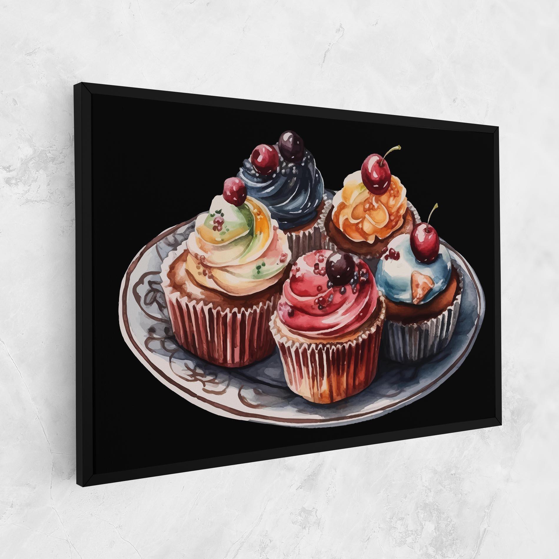 Tablou Canvas Colorful Muffins mockup 1
