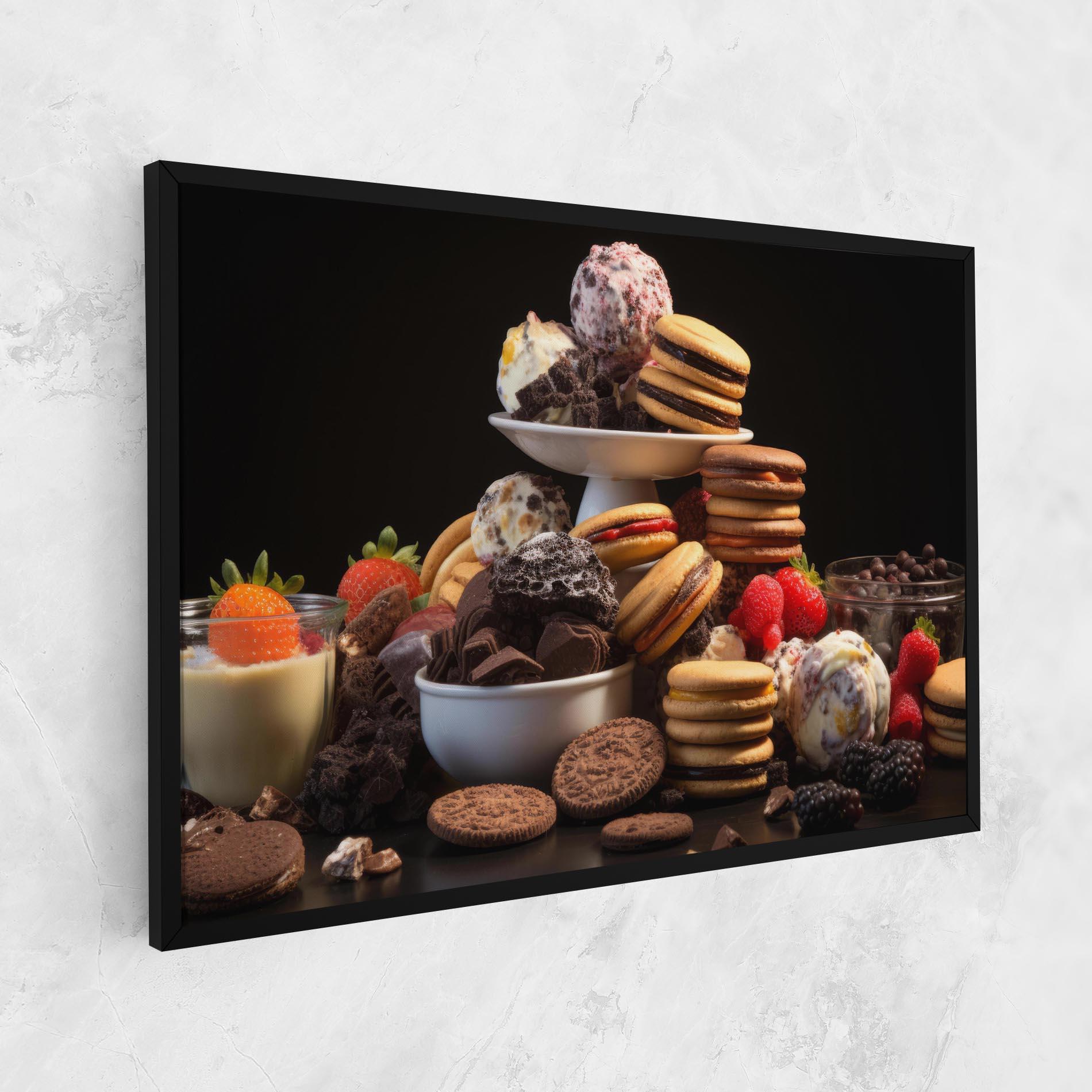 Tablou Canvas Ice Cream Cookies mockup 1