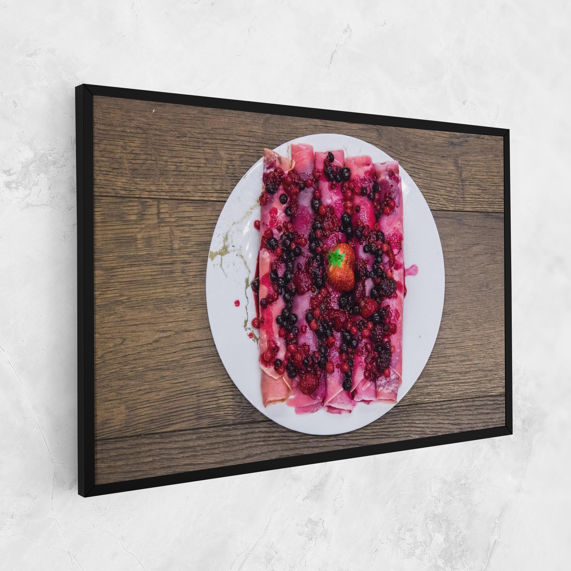 Tablou Canvas Strawberry Pancakes mockup 1