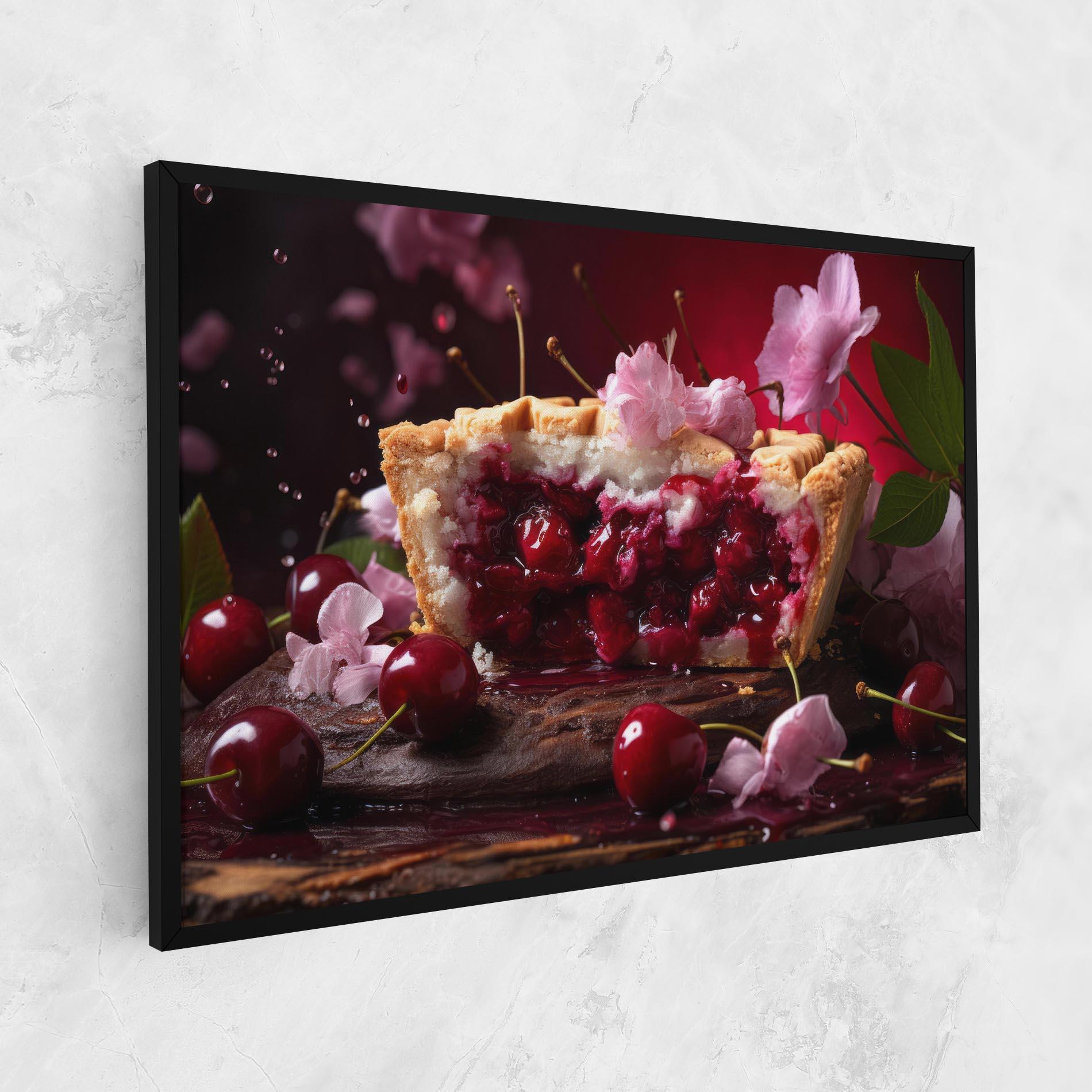 Tablou Canvas Wooden Table Cherries mockup 1