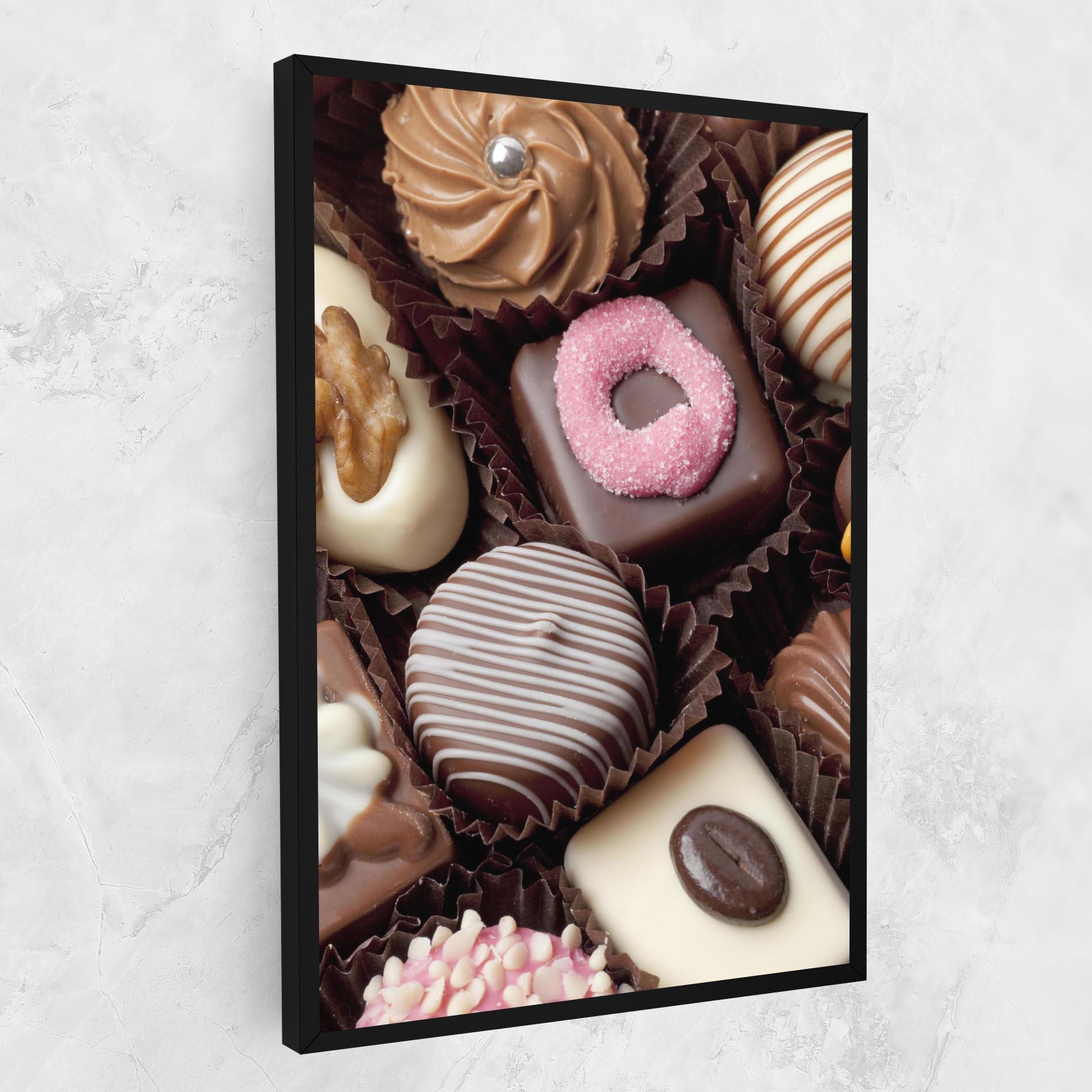 Tablou Canvas Chocolate Bonbons mockup 1