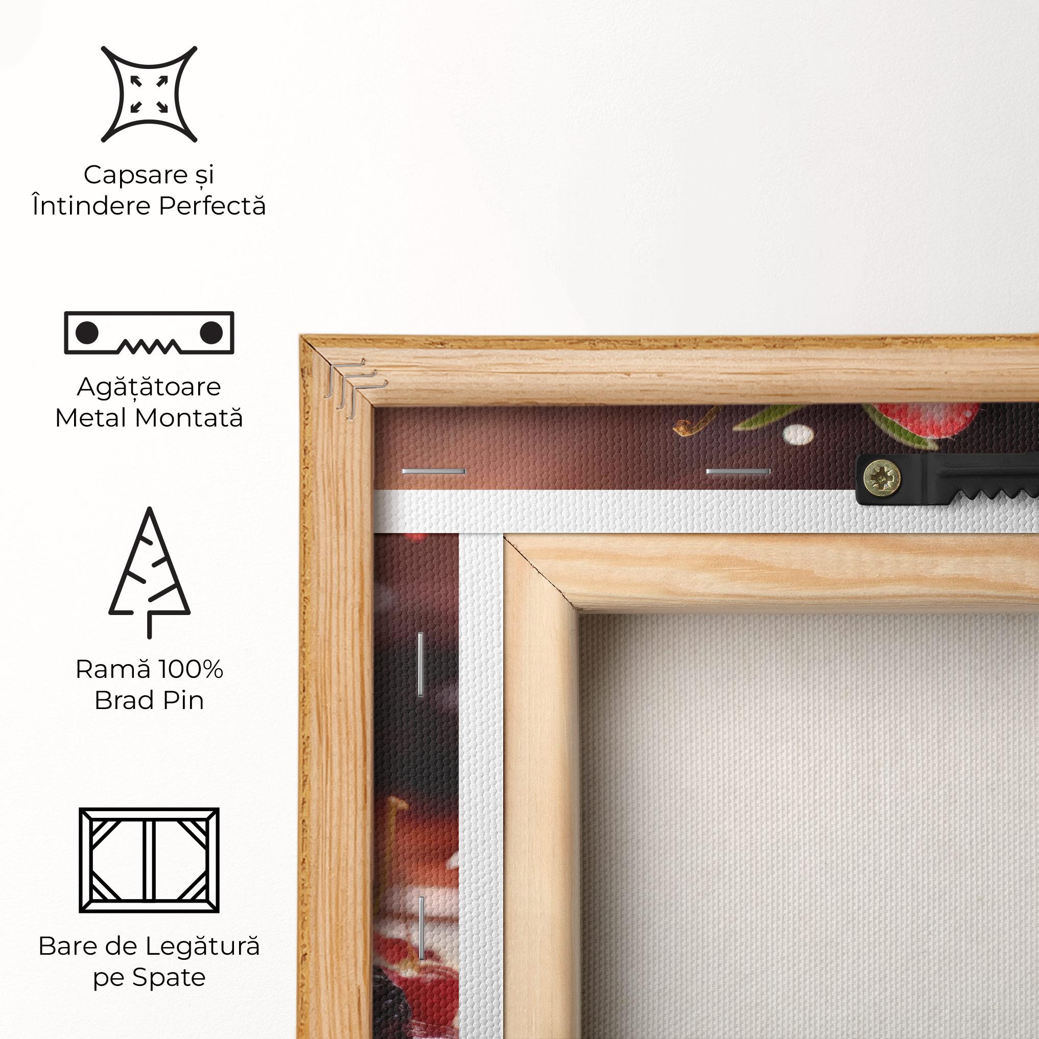 Tablou Canvas Berries Dessert mockup 5