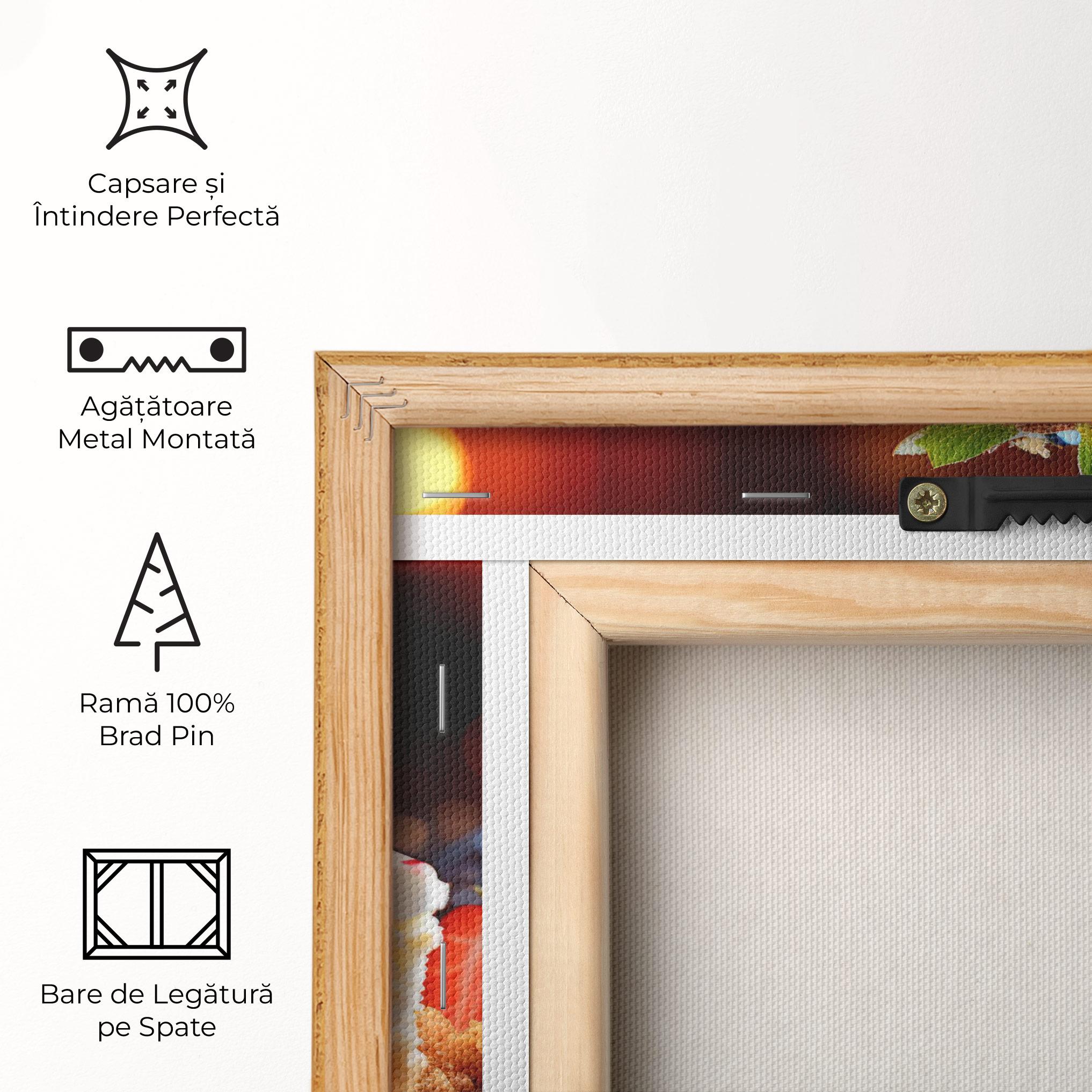 Tablou Canvas Cheesecake Berries mockup 5