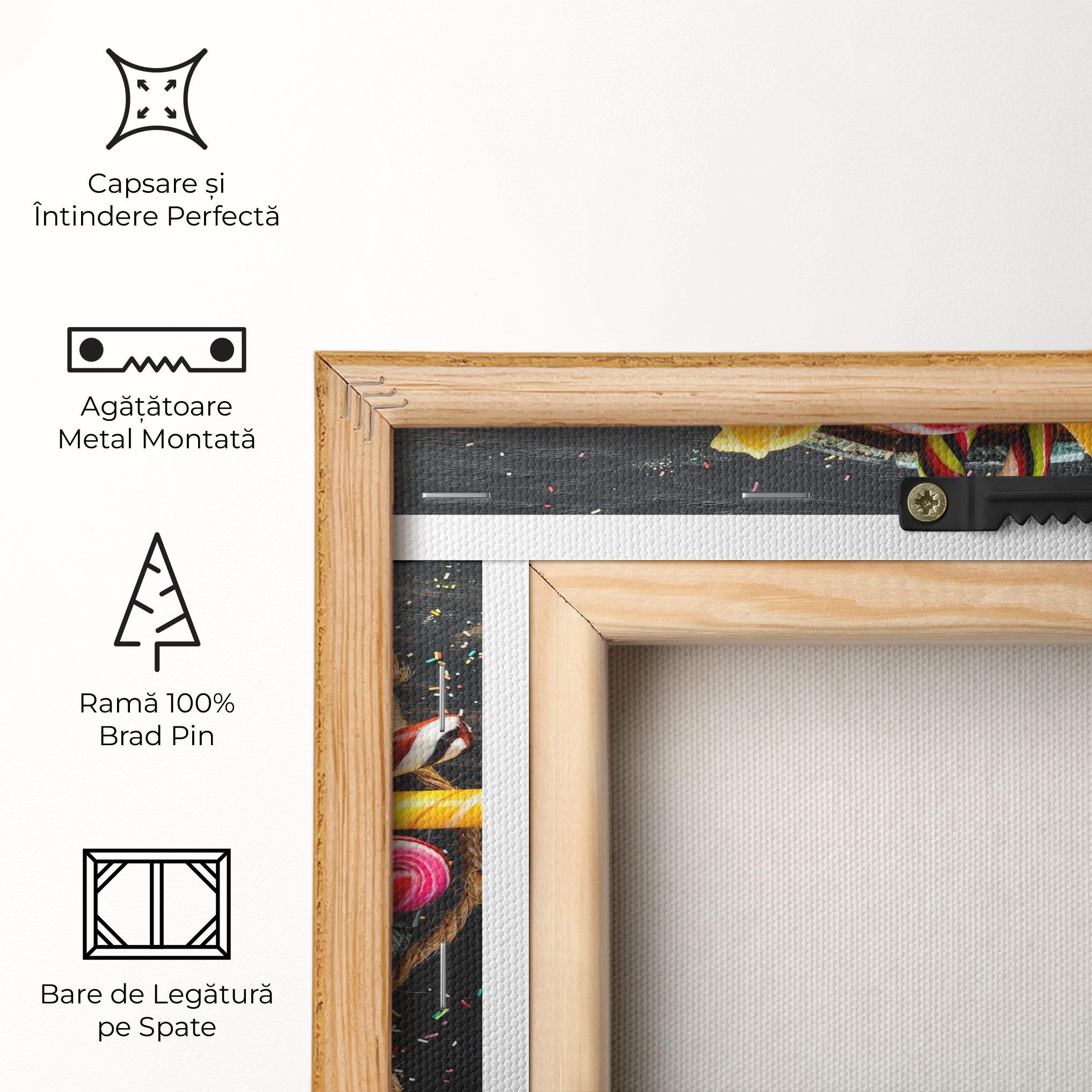 Tablou Canvas Colorful Sweets mockup 5