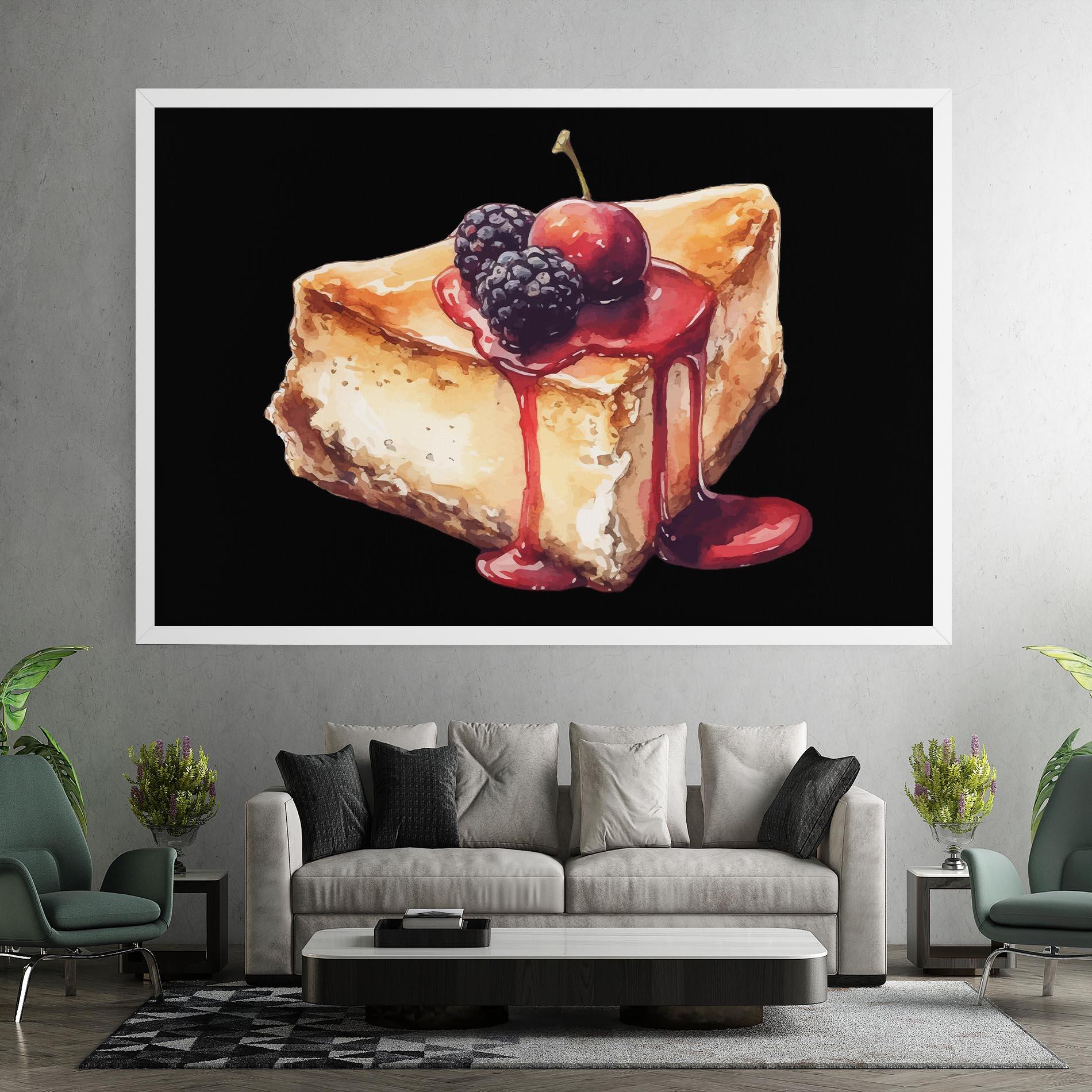 Tablou Canvas Berries Pie mockup 7