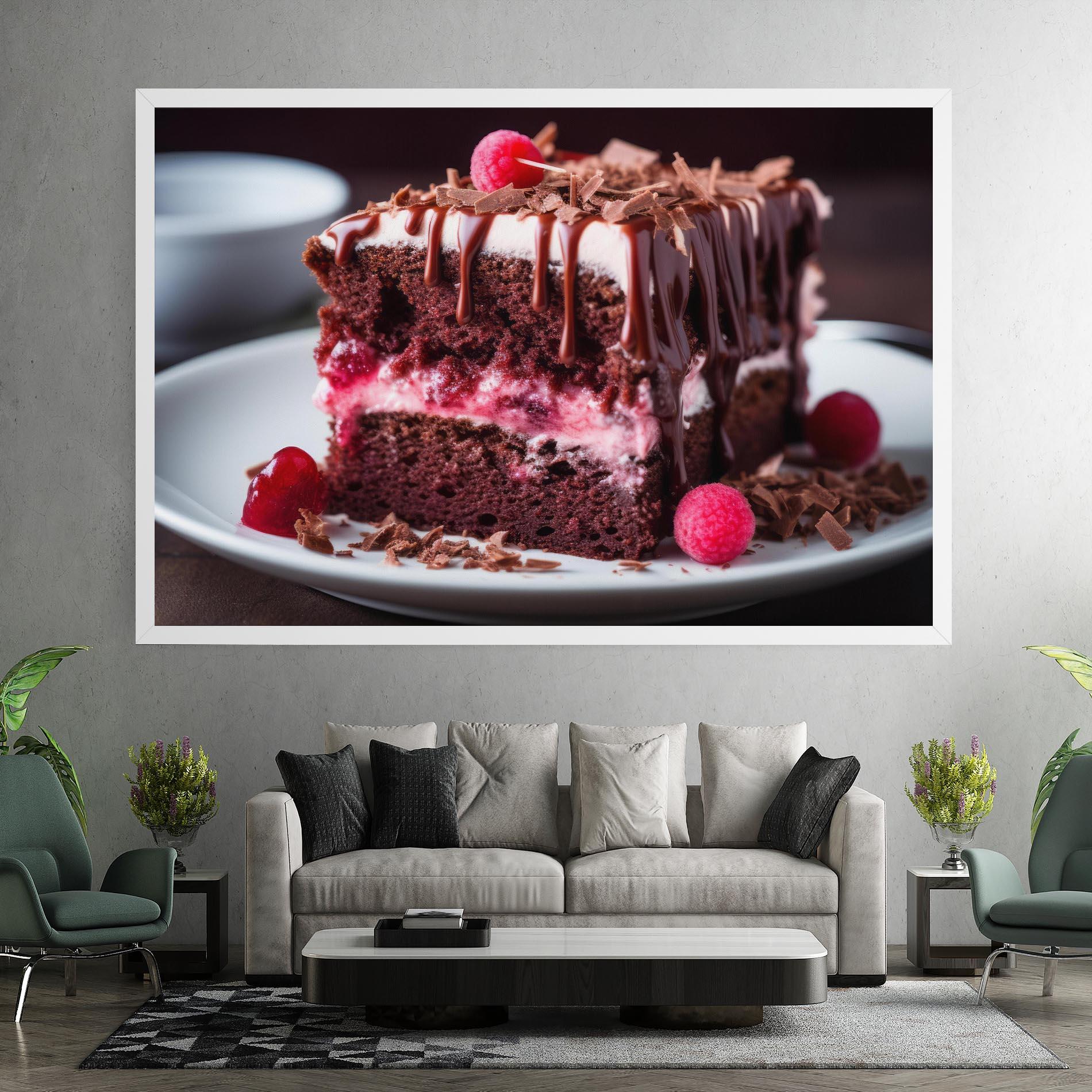 Tablou Canvas Brown Cake mockup 7