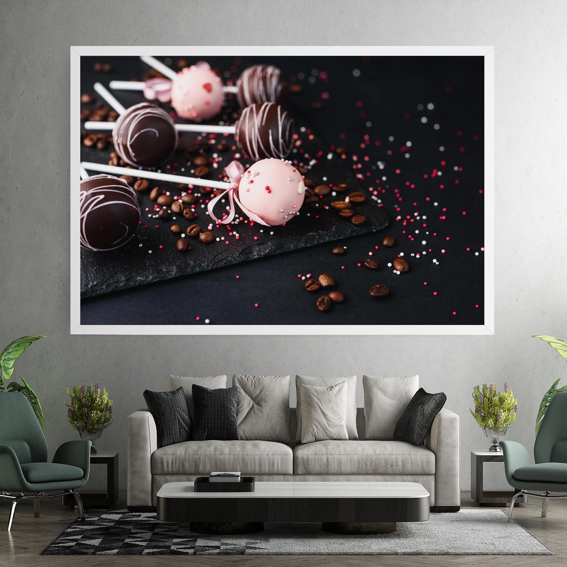 Tablou Canvas Chocolate Dessert mockup 7