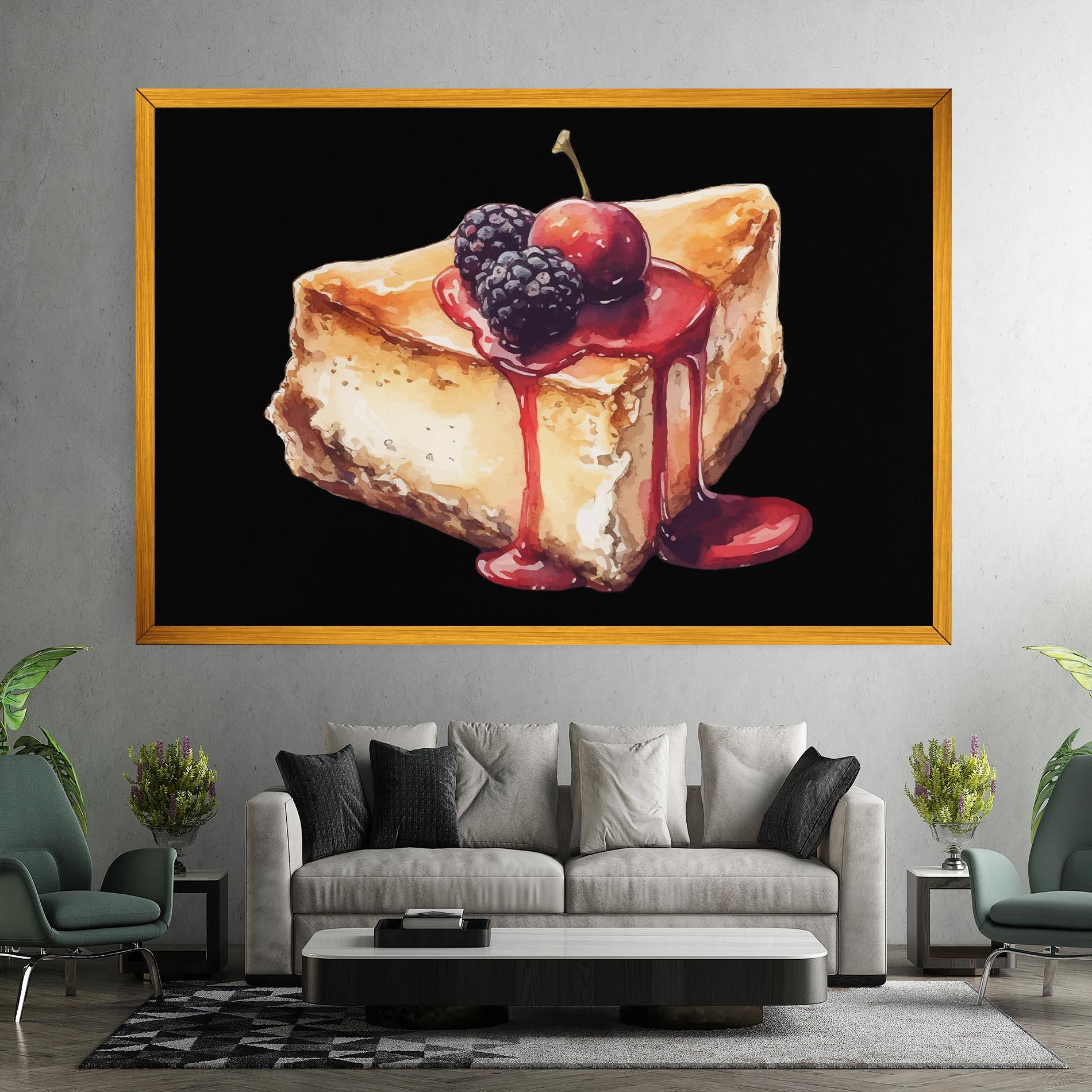 Tablou Canvas Berries Pie mockup 7