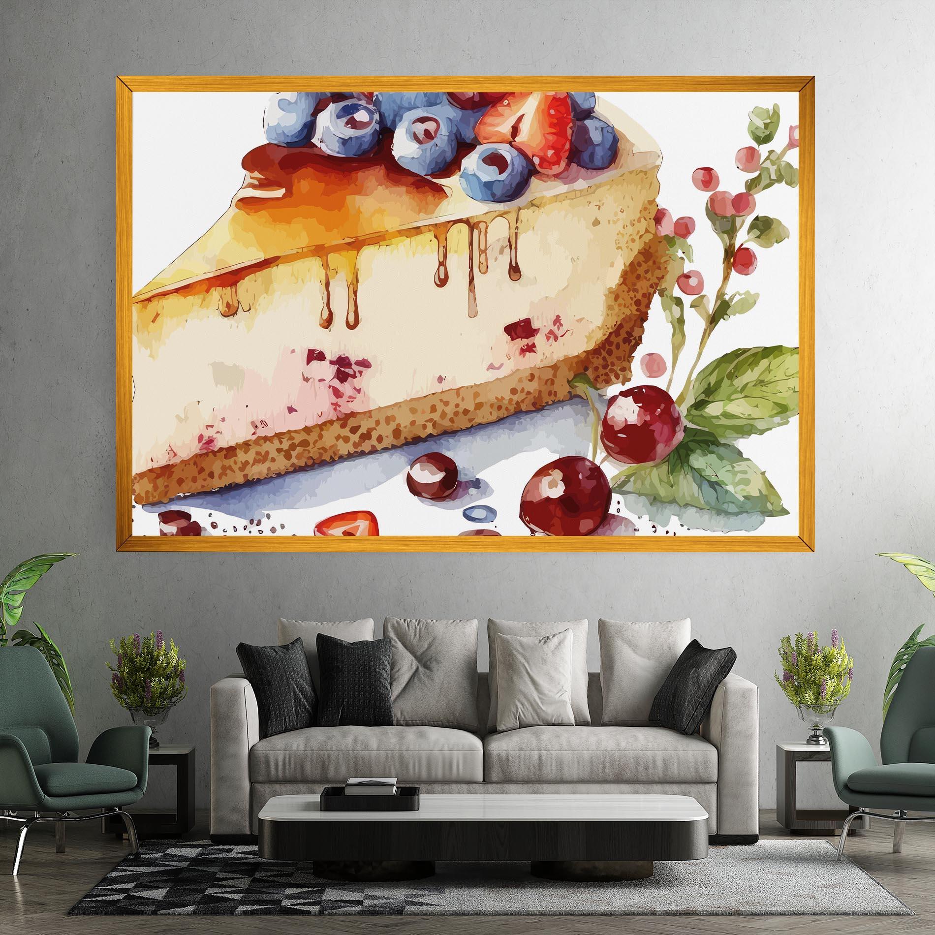Tablou Canvas Cheesecake mockup 7
