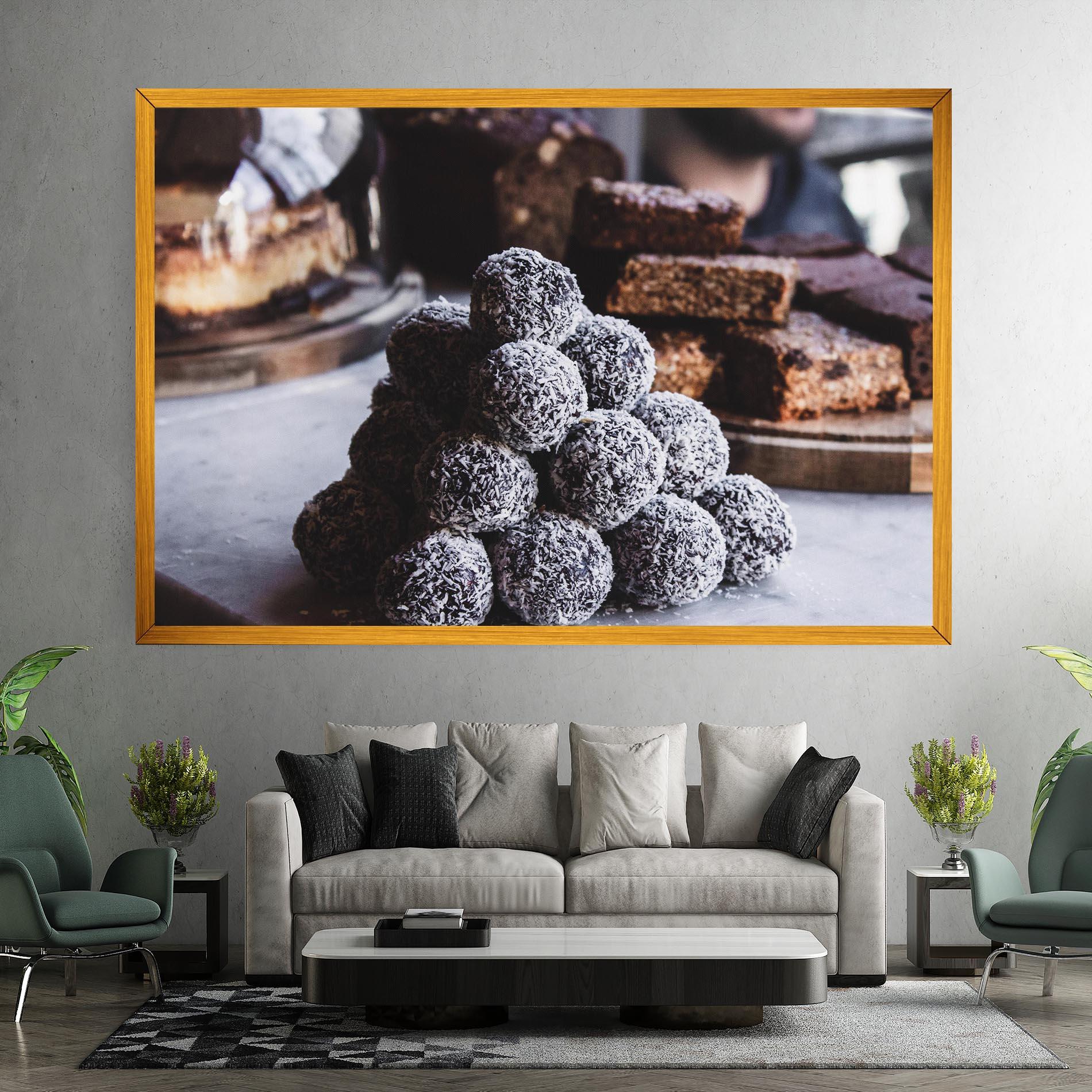 Tablou Canvas Chocolate Balls mockup 7
