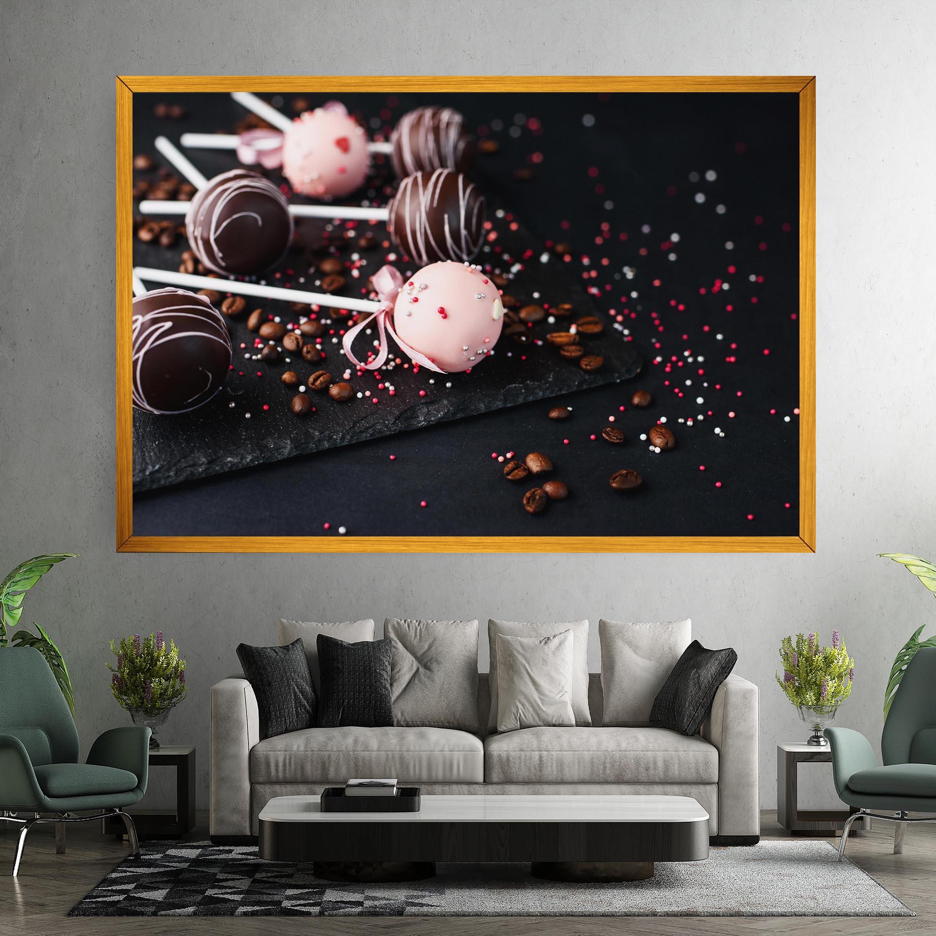 Tablou Canvas Chocolate Dessert mockup 7