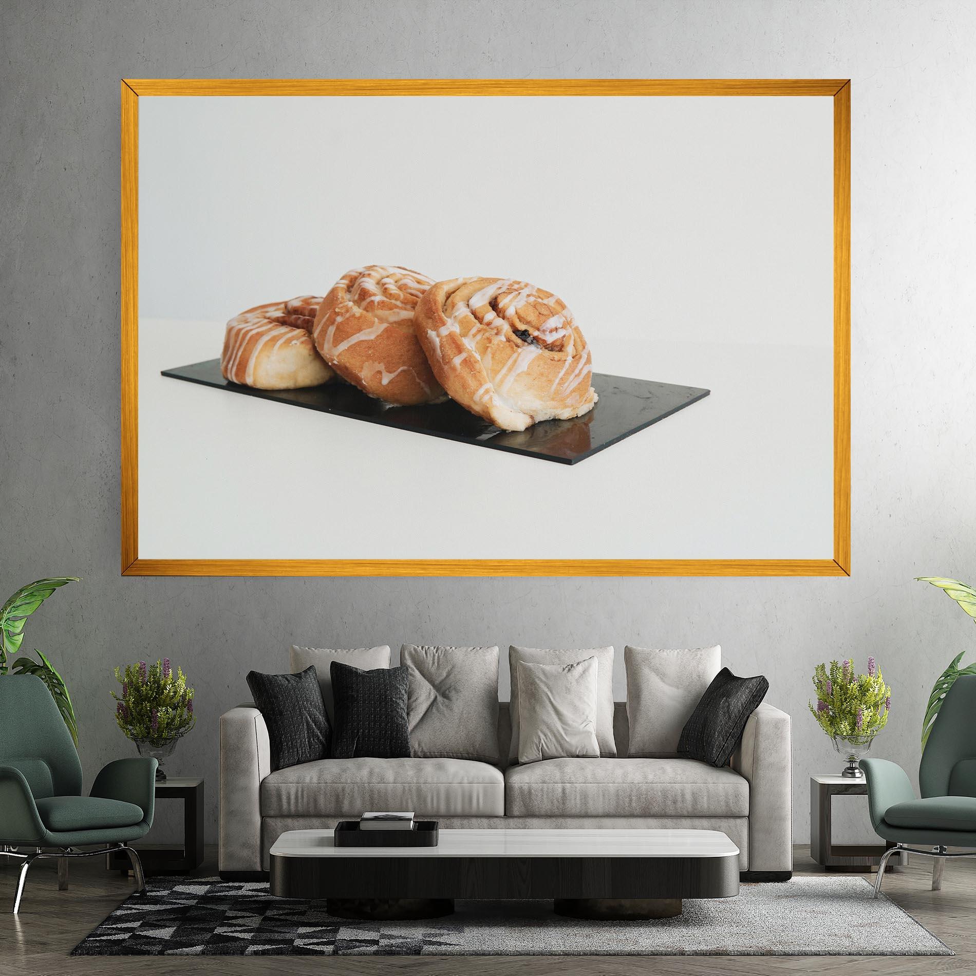 Tablou Canvas Cinnamon Rolls mockup 7