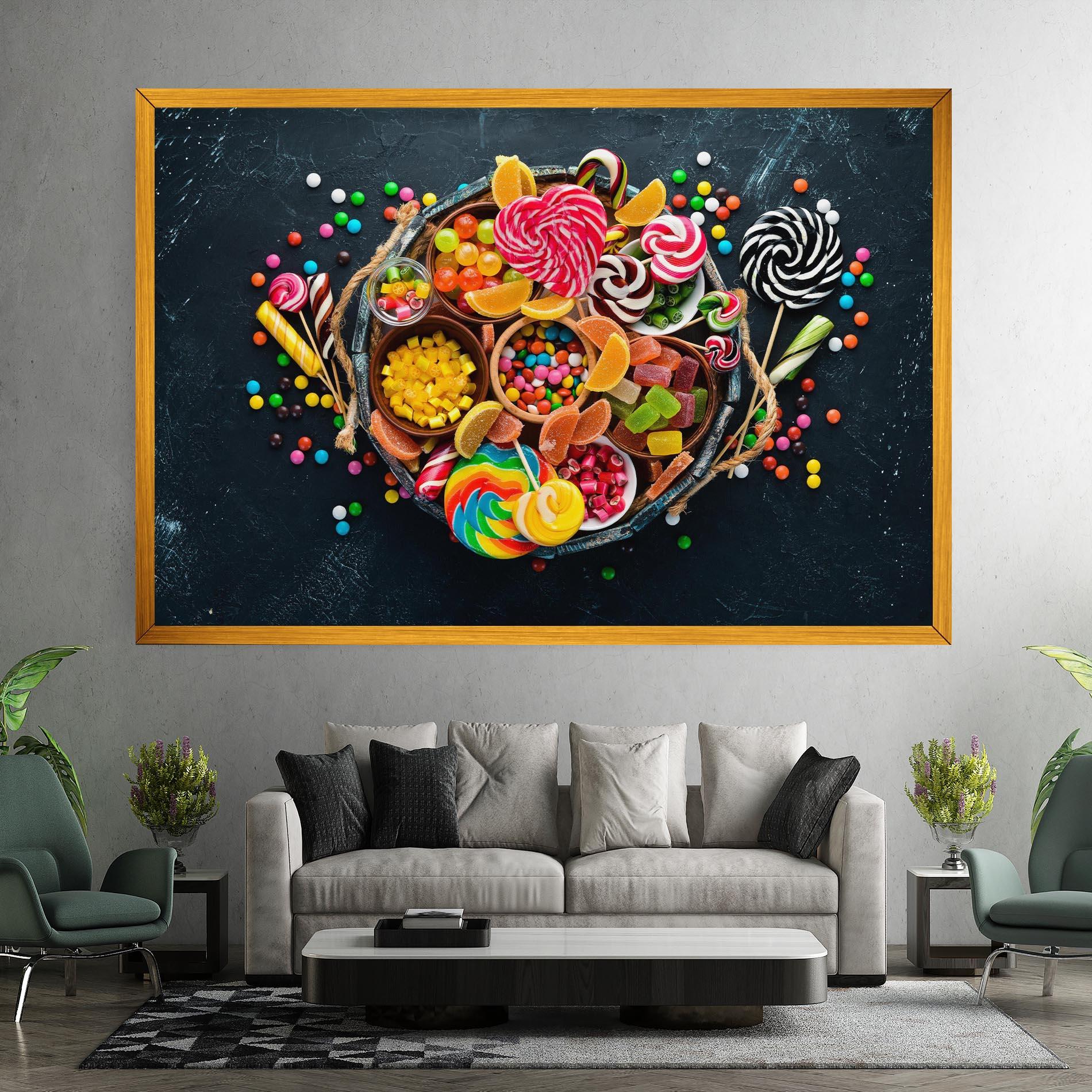 Tablou Canvas Colorful Jelly mockup 7