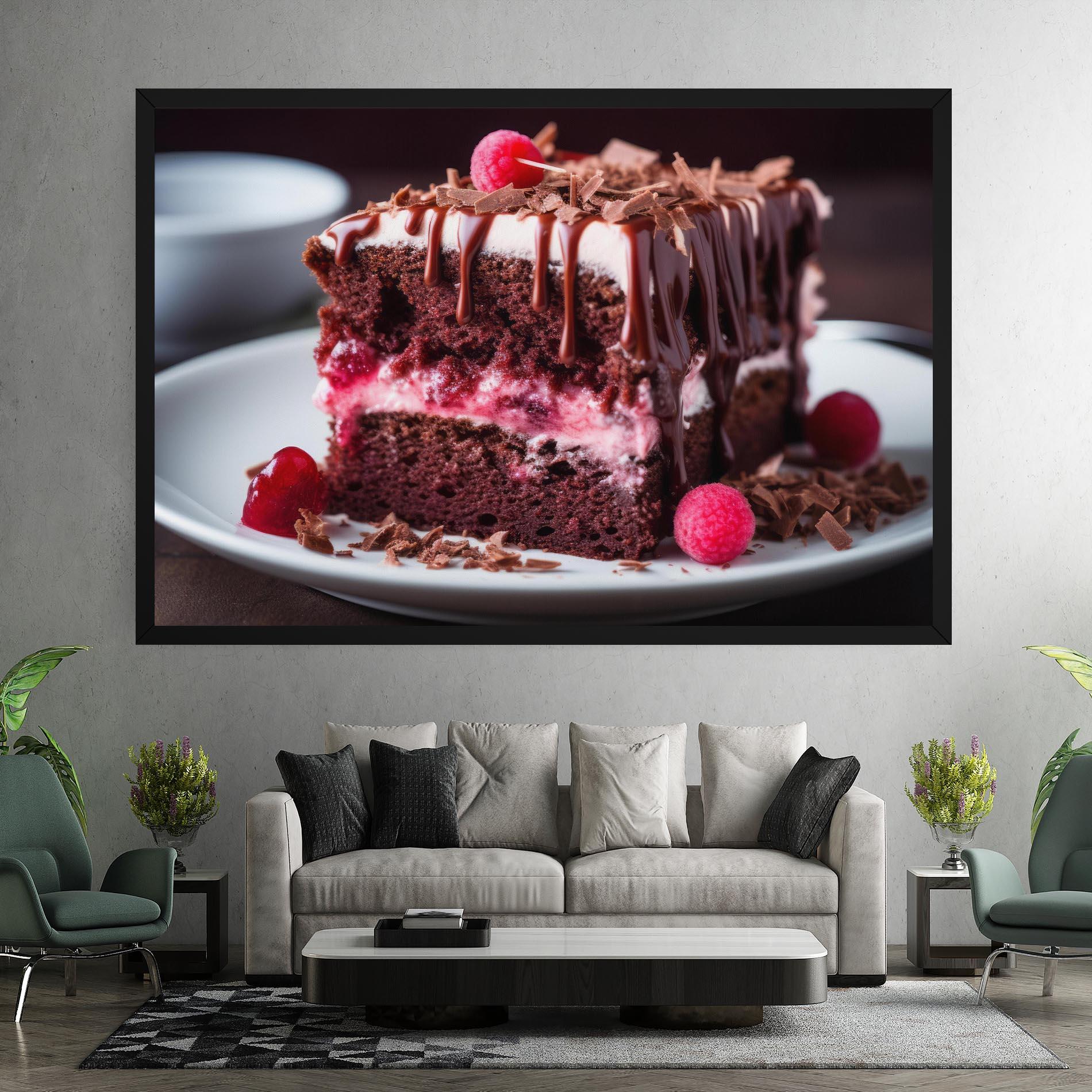 Tablou Canvas Brown Cake mockup 7