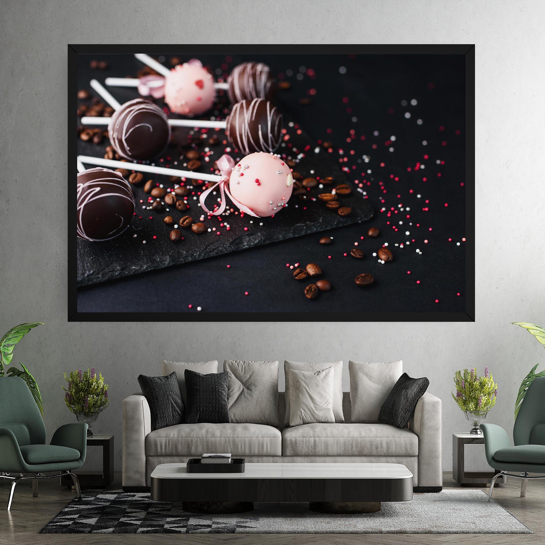 Tablou Canvas Chocolate Dessert mockup 7