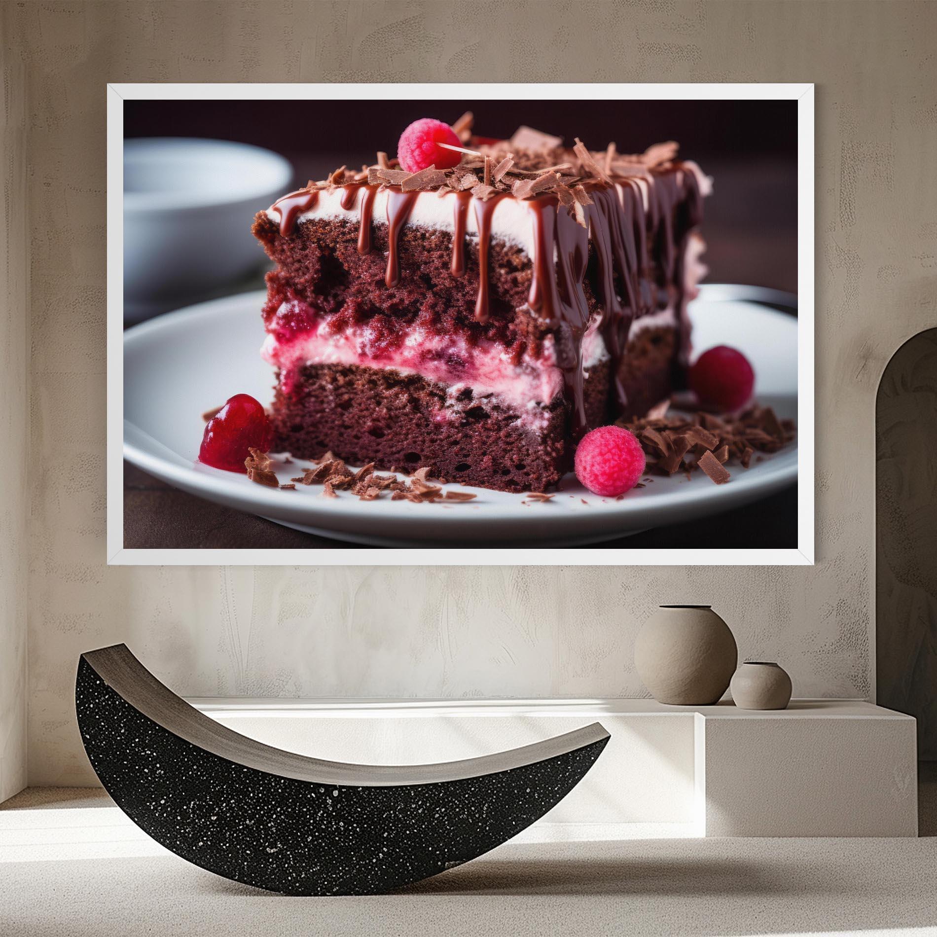 Tablou Canvas Brown Cake mockup 8